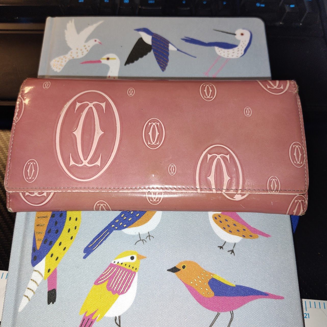 Cartier Cartier Happy Birthday long wallet in pink patent leather Size ONE SIZE - 2 Thumbnail