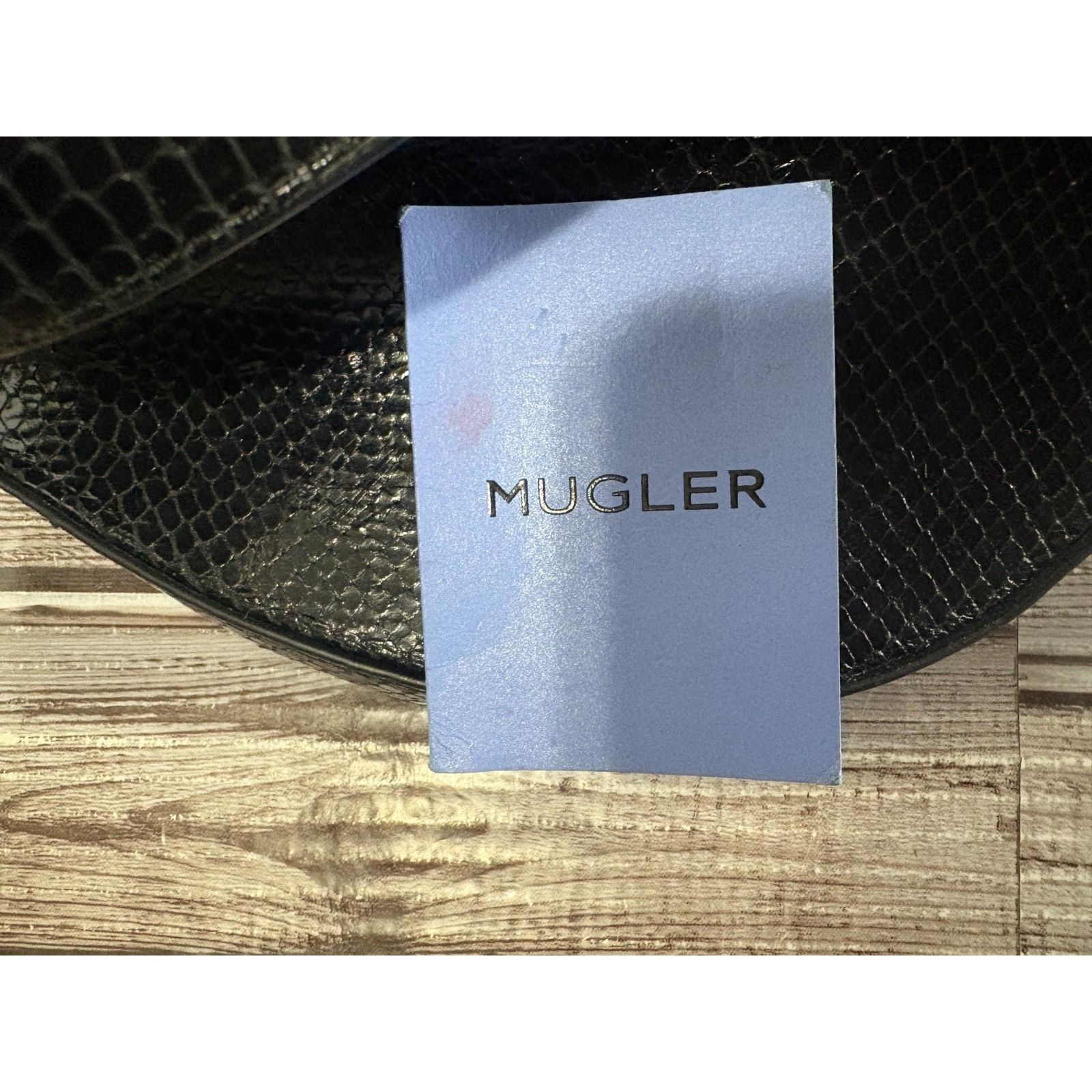 Mugler MUGLER Leather Spiral Curve 01 Crossbody Bag snake motif msp Size ONE SIZE - 4 Thumbnail