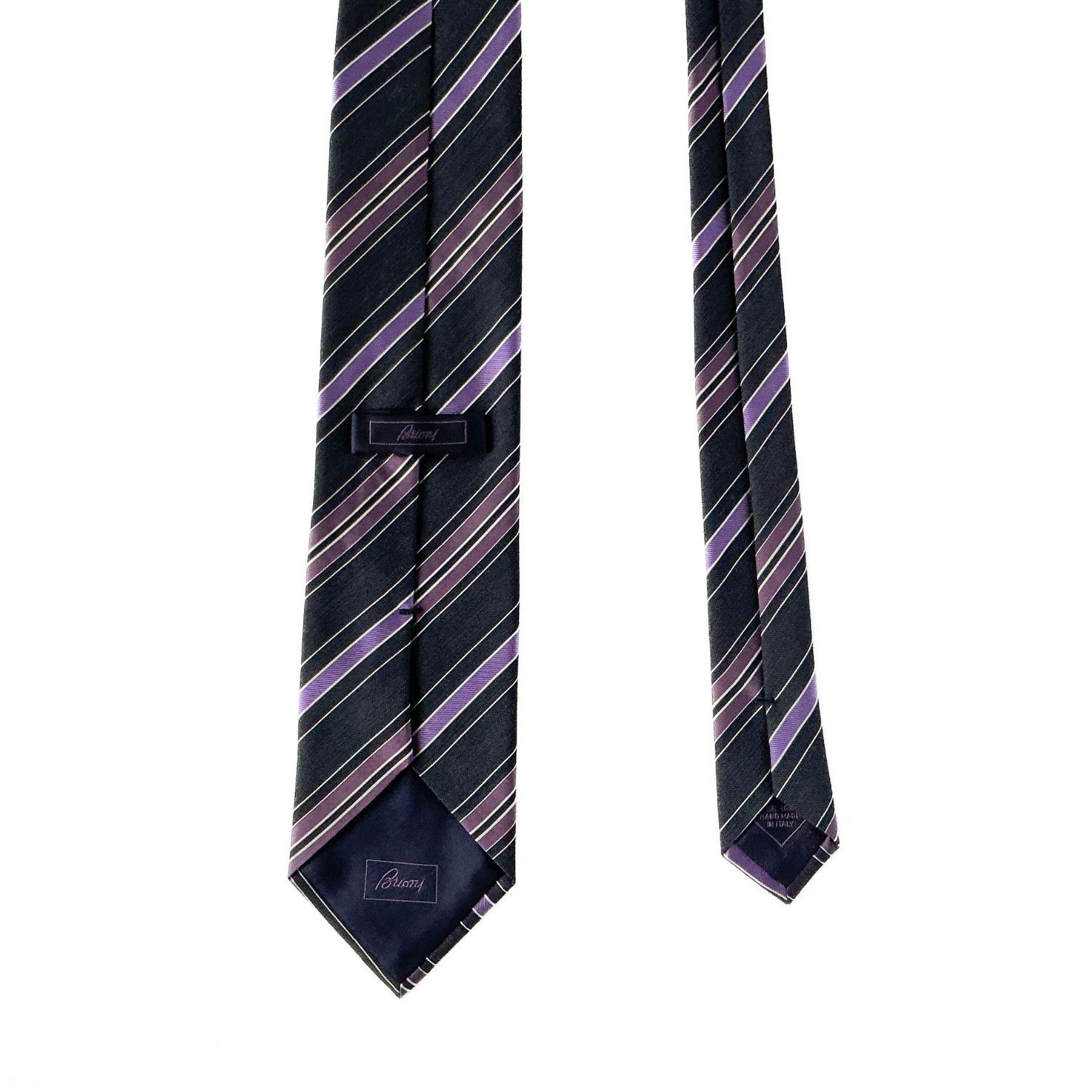 Brioni Brioni Striped Tie 3.75" Size ONE SIZE - 2 Thumbnail