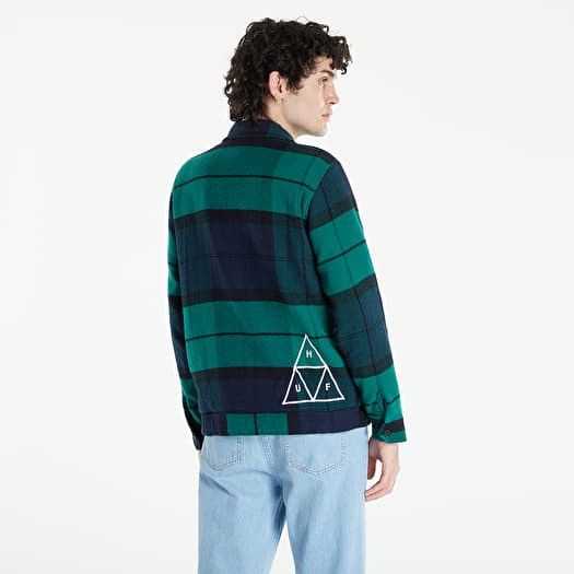 Huf × Pleasures Pleasures x Huf Blackwatch Work Jacket - BLUE/WHITE Size US XL / EU 56 / 4 - 7 Thumbnail