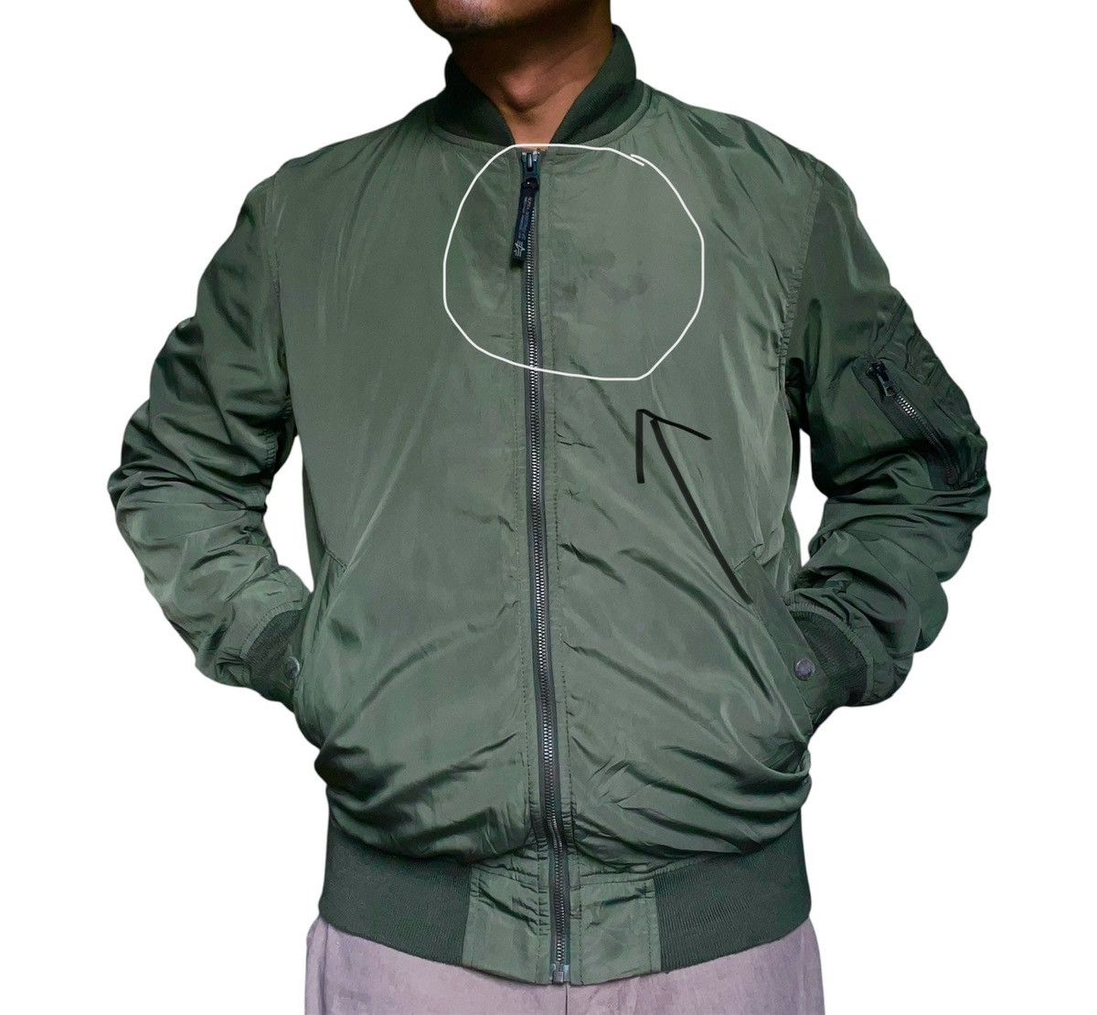 Alpha Industries Alpha Industries MA-1 Green Bomber Jacket Size Small Size US M / EU 48-50 / 2 - 3 Thumbnail