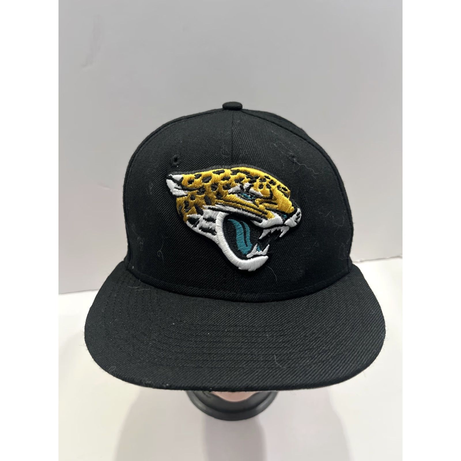 New Era Jacksonville Jaguars NFL New Era 59FIFTY Fitted 7 1/4 Baseball Cap Black Men 7 1/4 Size ONE SIZE - 2 Thumbnail