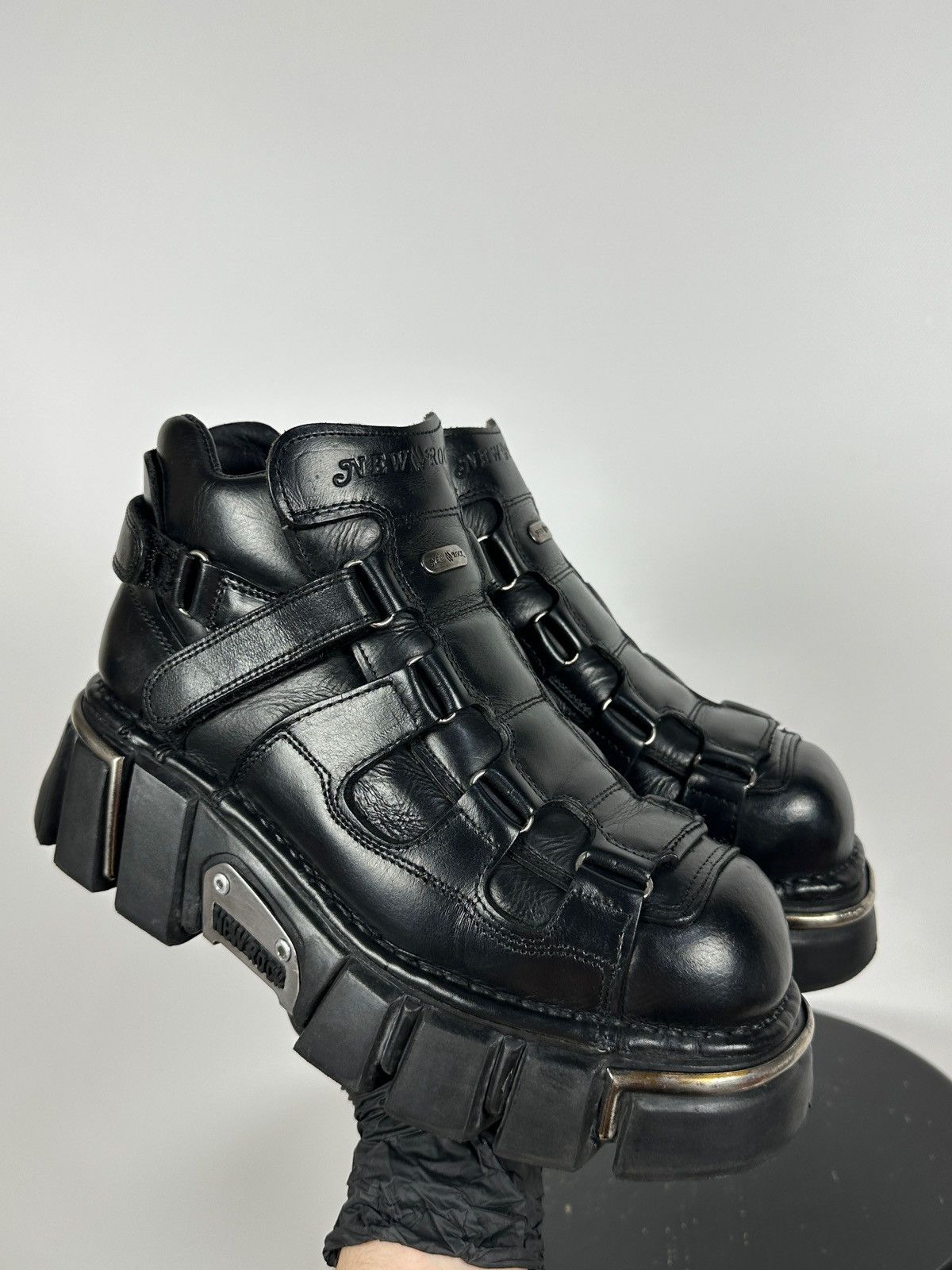 New Rock New Rock Jaded London Scythe Tower Boots | Grailed