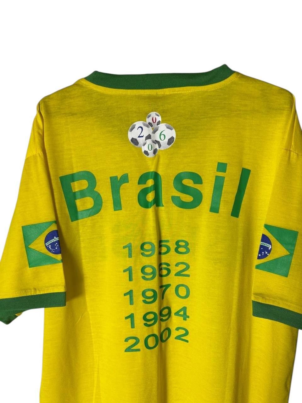 Other 2000s BRAZIL Blokecore Jersey Vintage T-shirt Tee Size US L / EU 52-54 / 3 - 6 Thumbnail