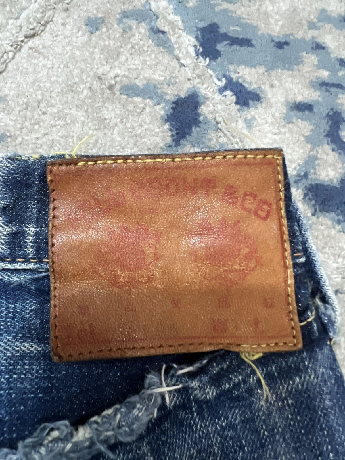 Full Count & Co. Vintage Full Count & Co Selvedge Distressed Jeans Denim Size US 34 / EU 50 - 12 Thumbnail