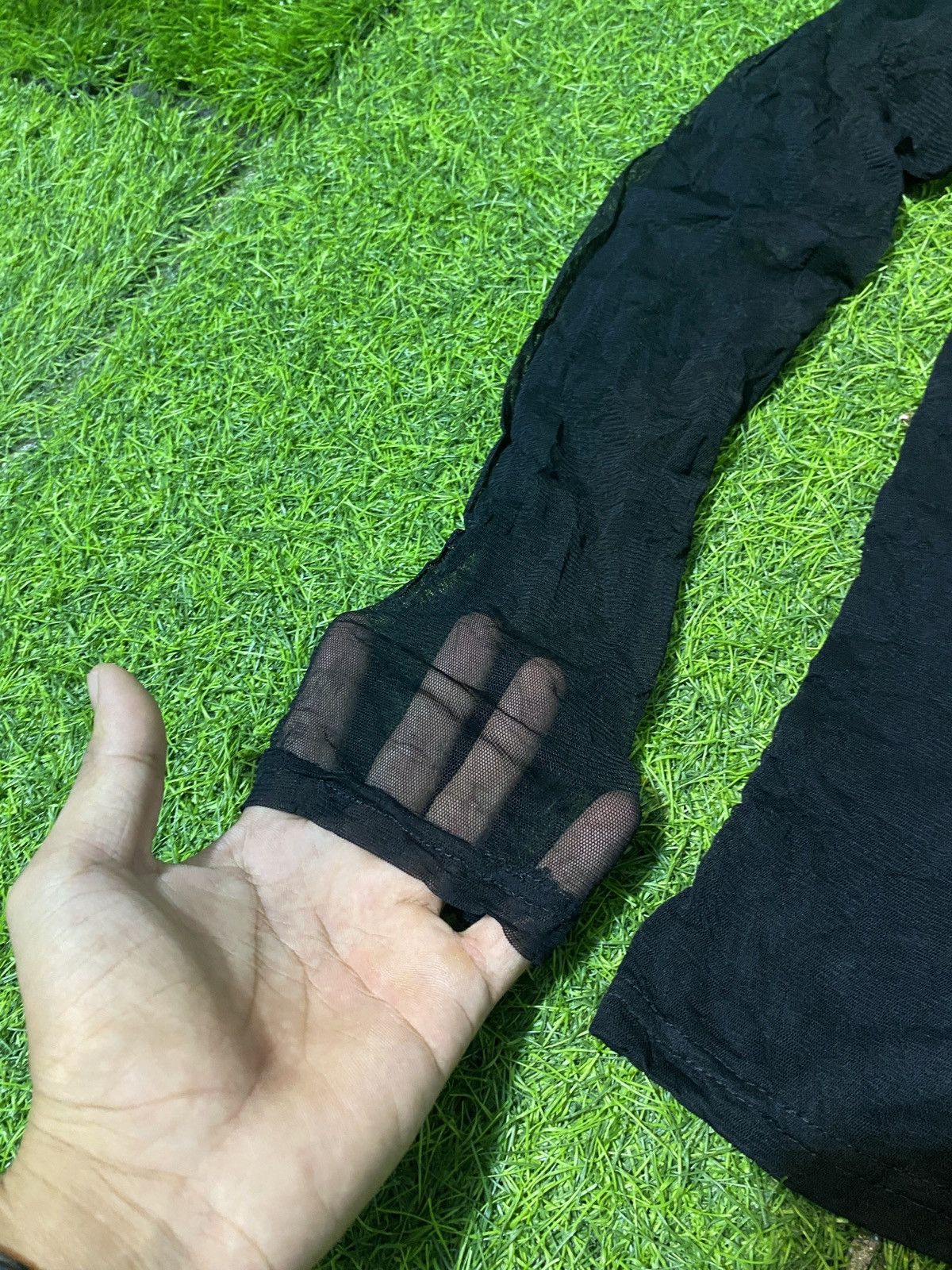 Le Grande Bleu (L.G.B.) LONGSLEEVE MEST TOPS JAPANESE BRAND GOHTIC STYLE Size US M / EU 48-50 / 2 - 4 Thumbnail