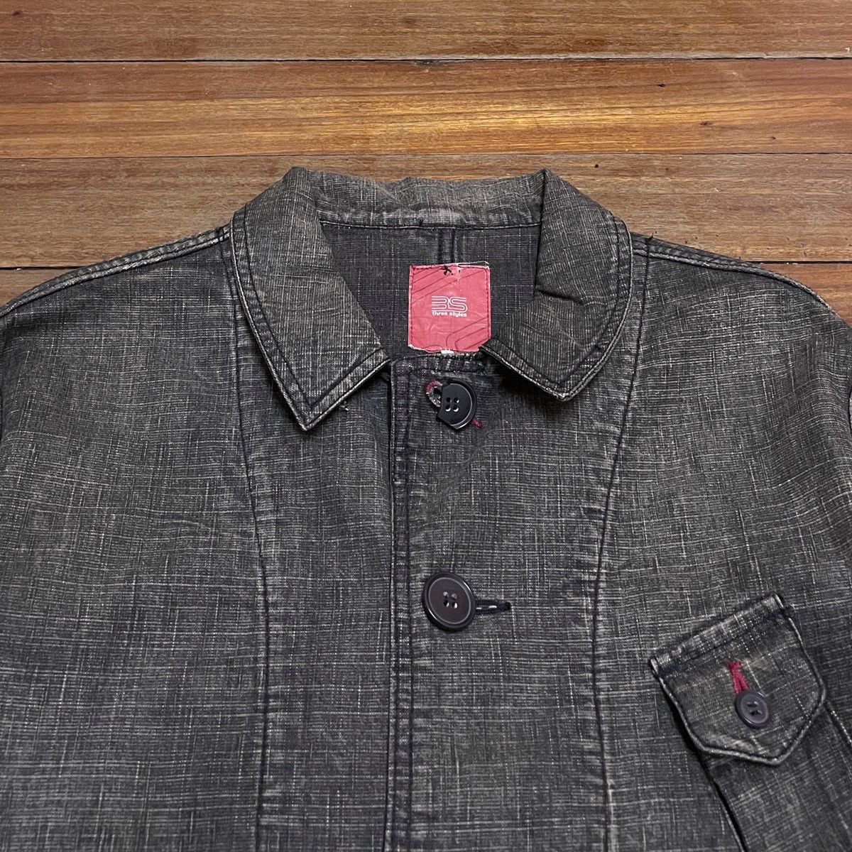 Japanese Brand × Le Grande Bleu (L.G.B.) Rare Design Vintage Brand Three Style Tactical Jacket 1990s Size US L / EU 52-54 / 3 - 3 Thumbnail