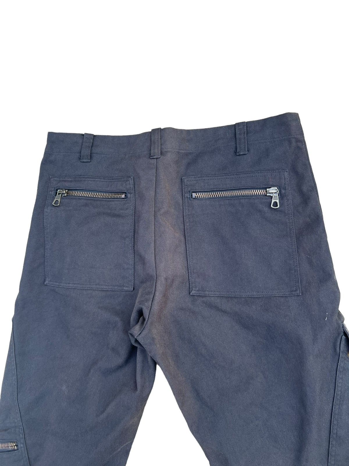 Vintage Vintage MASSIMO REBECCHI Sun Fade Flare Cargo Trouser Pant Size US 36 / EU 52 - 6 Thumbnail