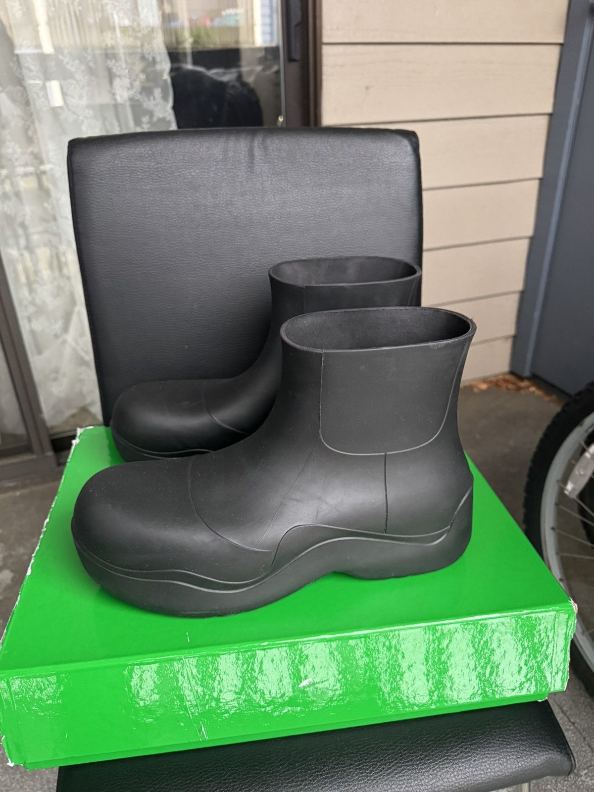 BOTTEGA VENETA PUDDLE BOOTS 41 黒 Bottega Puddle Boots | Grailed