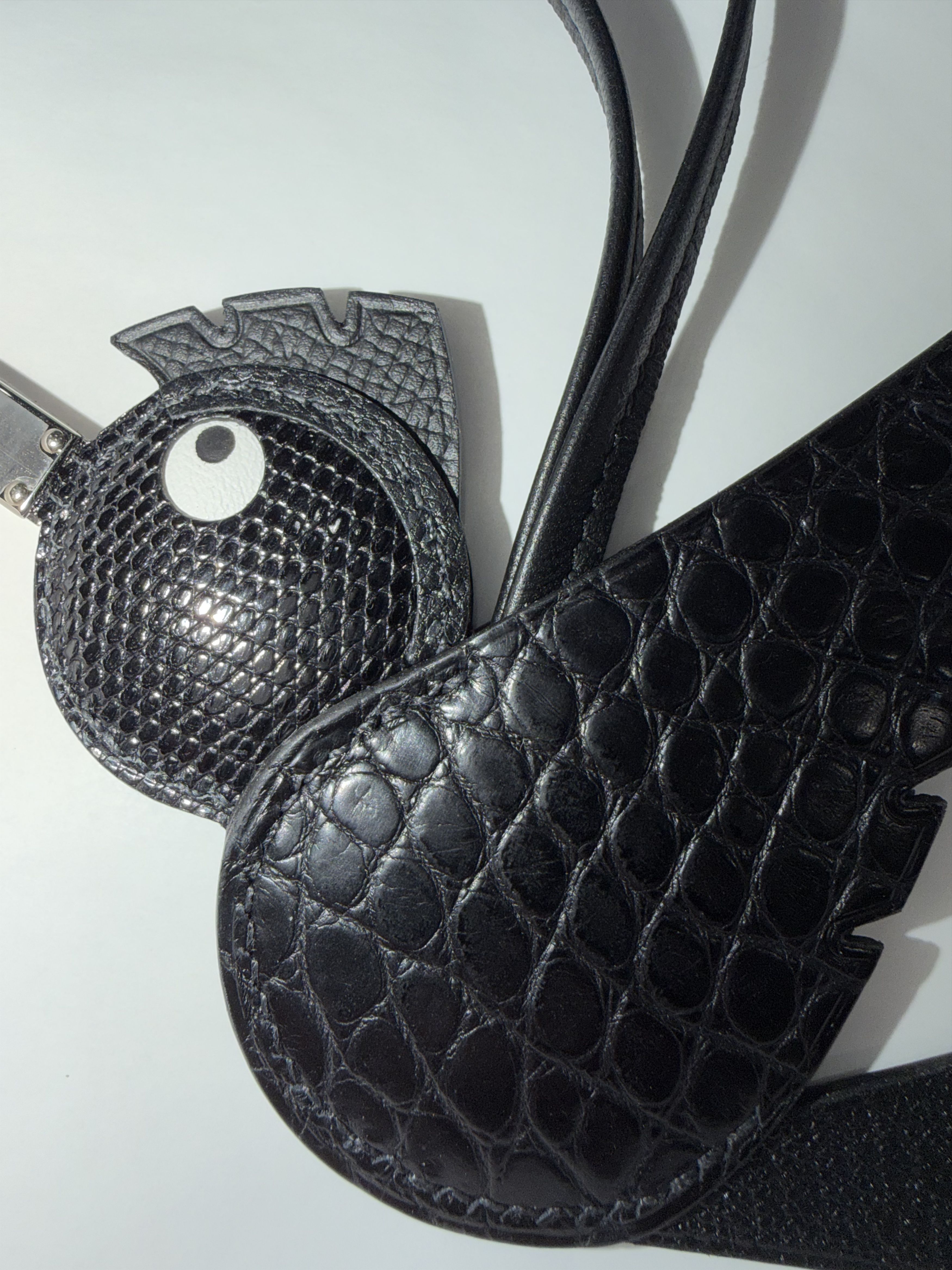 Hermes Hermes Birdy Birdie Matte Alligator Lizard Chevre Bag Charm Size ONE SIZE - 16 Thumbnail