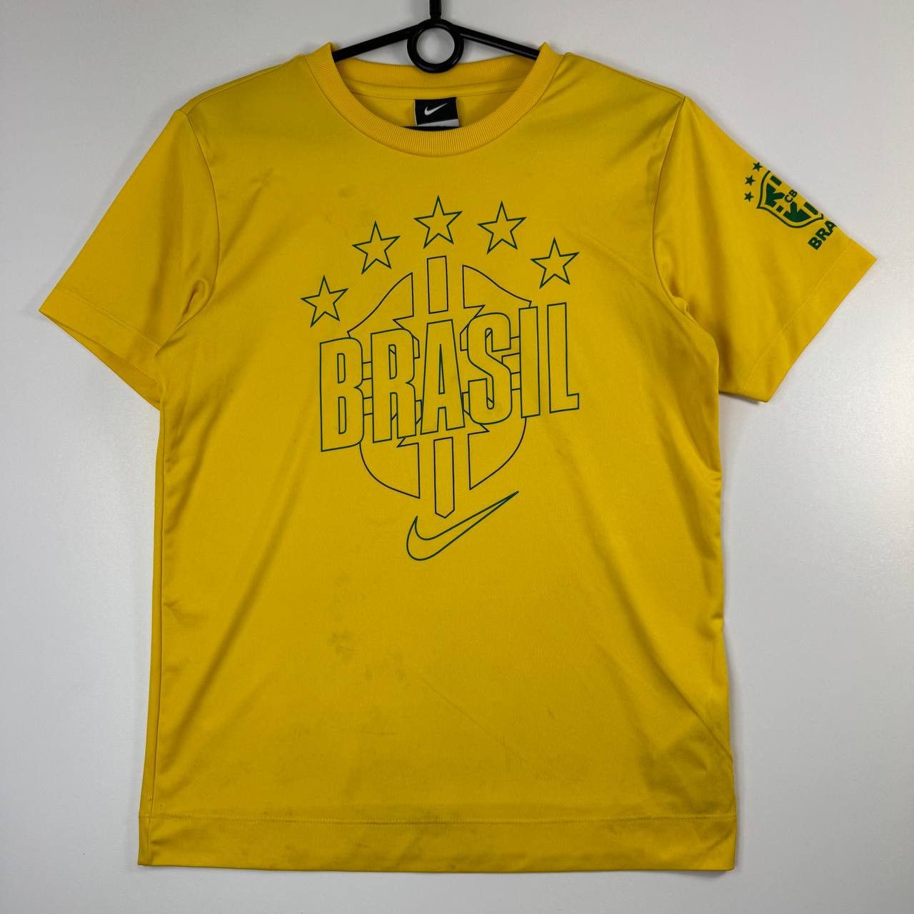 Nike Nike Brazil CBF Training Shirt 361391-703 Boys Size L 12-13Y Size US S / EU 44-46 / 1 - 1 Thumbnail