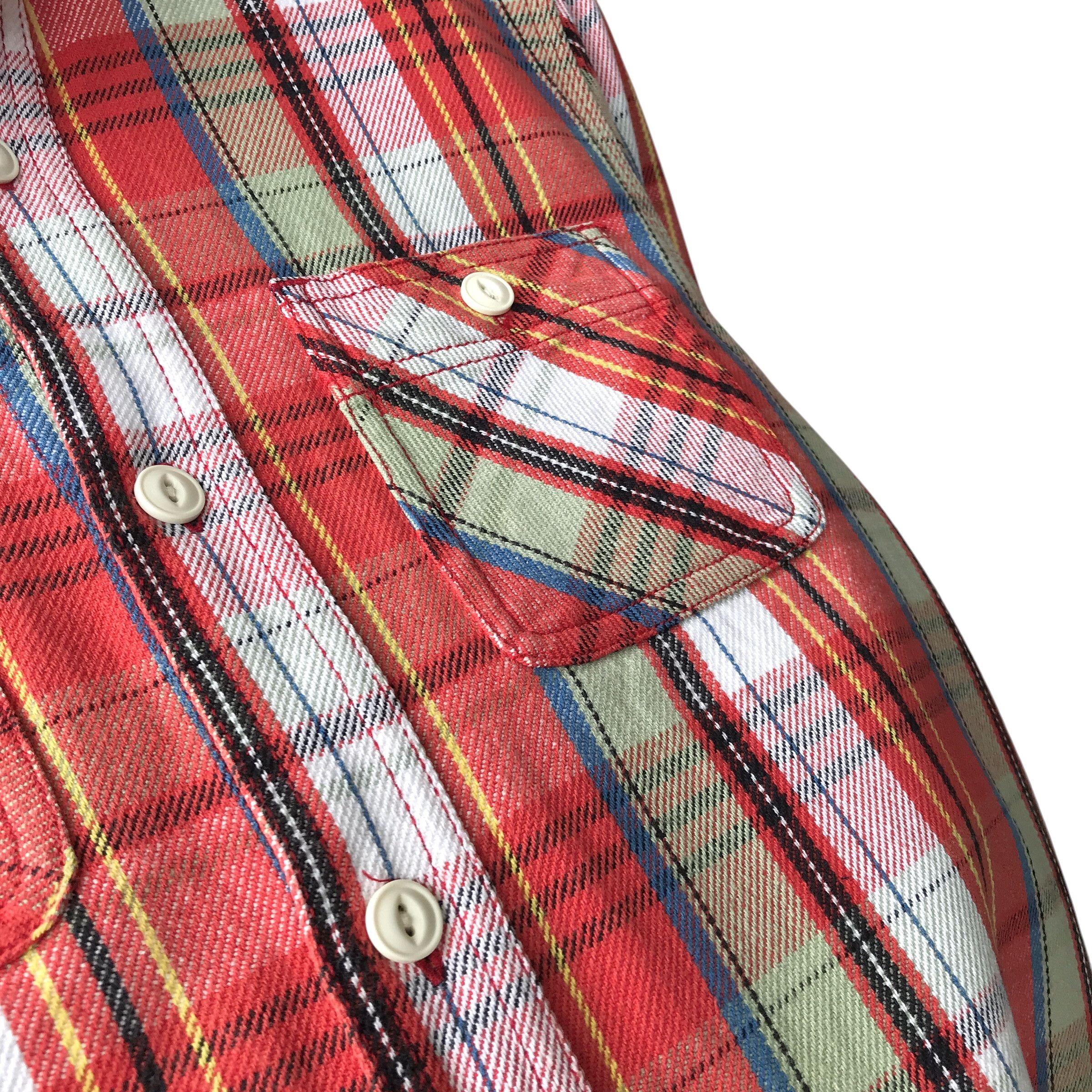 Vintage Houston USA Heavy Cotton Lumberjack Flannel Shirt Size US M / EU 48-50 / 2 - 5 Thumbnail