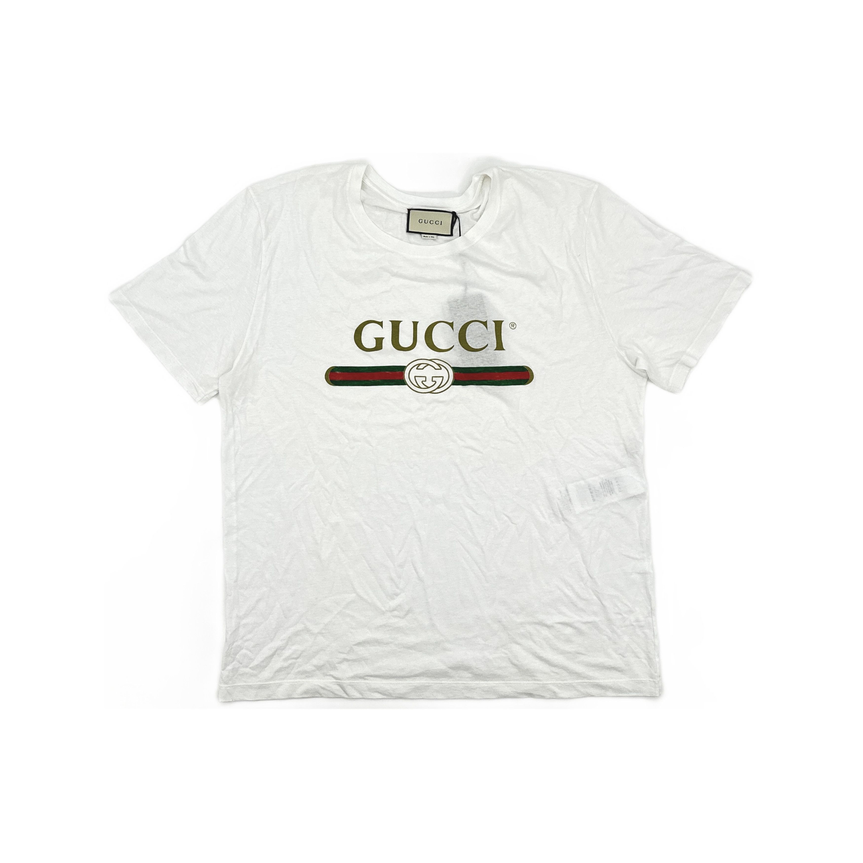 Gucci Gucci Logo Web Stripe T-Shirt Size XXXL Size US XXL / EU 58 / 5 - 1 Thumbnail