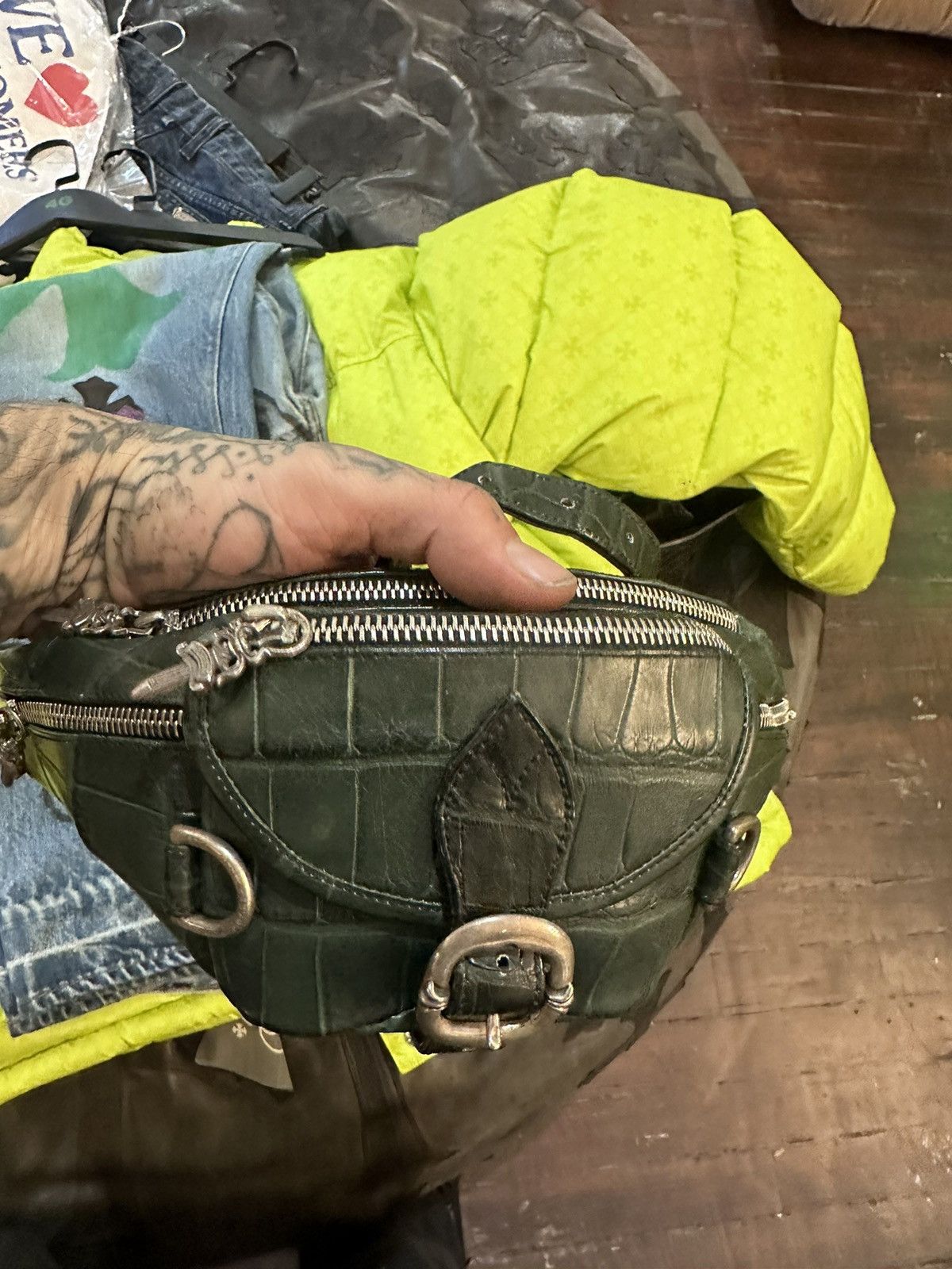 Chrome Hearts CHROME HEARTS ALLIGATOR CROC BAG 4GSELLER Size ONE SIZE - 9 Thumbnail