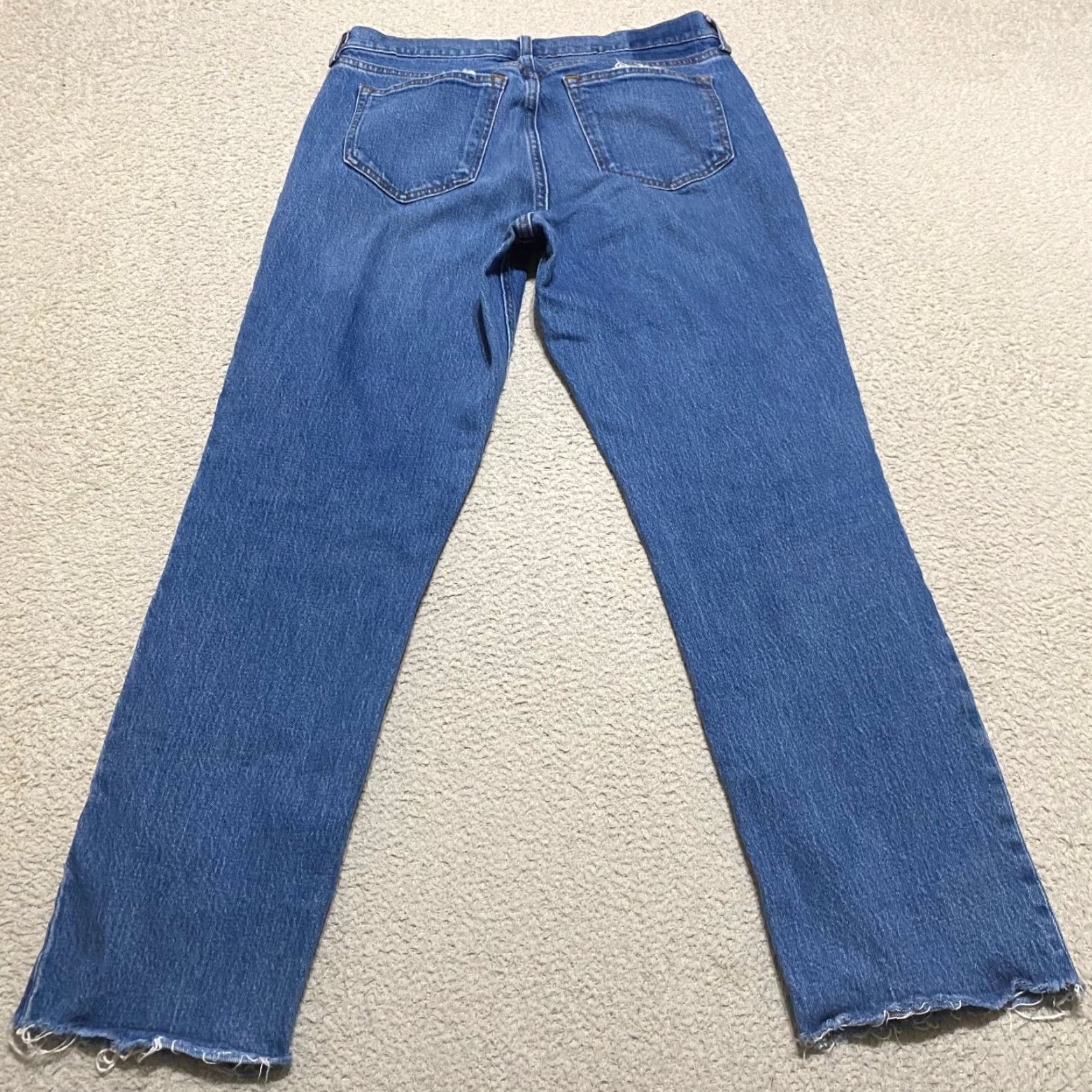 Abercrombie & Fitch Abercrombie & Fitch Jeans Womens sz 8 Blue Denim Medium Wash Straight 8 Blue Jeans Womens Regular Size 8 Vintage? No Size 30" / US 8 / IT 44 - 2 Thumbnail