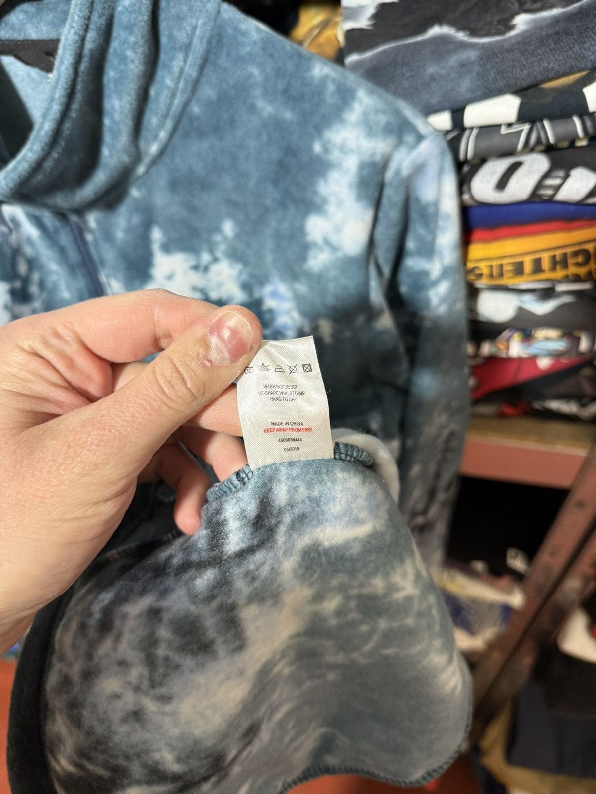 Vintage 1990s Cotton Traders Wolf Print Zip Fleece Pullover Y2K Hype Size US XL / EU 56 / 4 - 11 Thumbnail