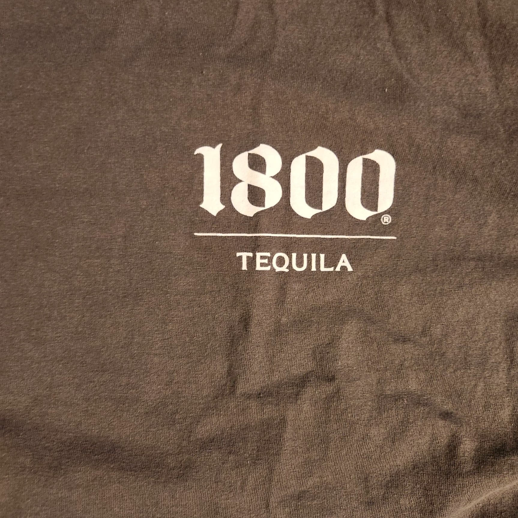 Hanes 1800 Tequila T Shirt Tee Mens XL Gray Double Sided Liquor Bar Mexico Mens XL Gray Tequila Theme Graphic Print Crew Neck Short Sleeve Hanes Shirt Size US XL / EU 56 / 4 - 4 Thumbnail