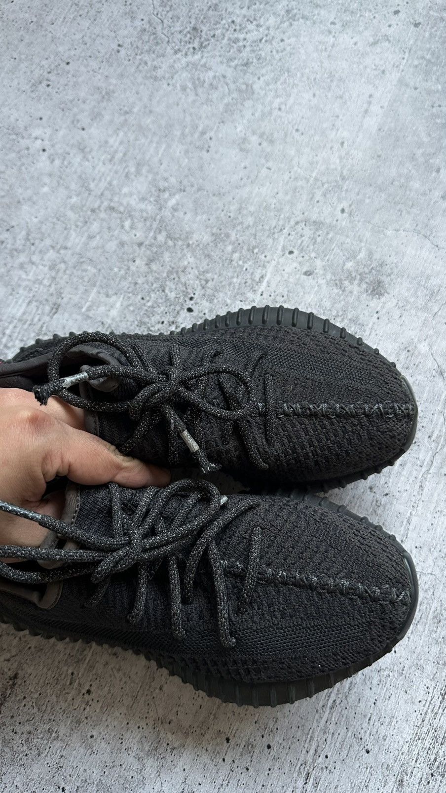 Adidas × Kanye West Adidas Yeezy 350 V2 Black Sneakers Size US 6 / IT 36 - 3 Thumbnail