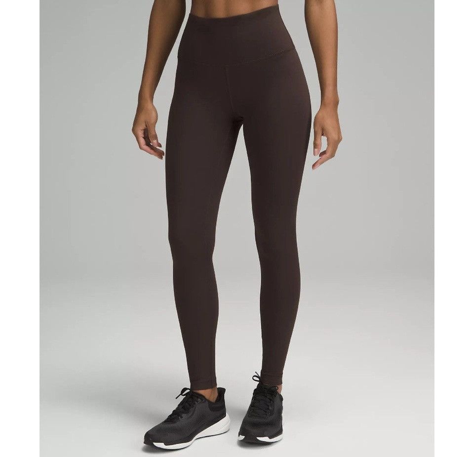 Lululemon Lululemon Wunder Train High-Rise Tight 28" size 4 Espresso Size 27" / US 4 / IT 40 - 3 Thumbnail