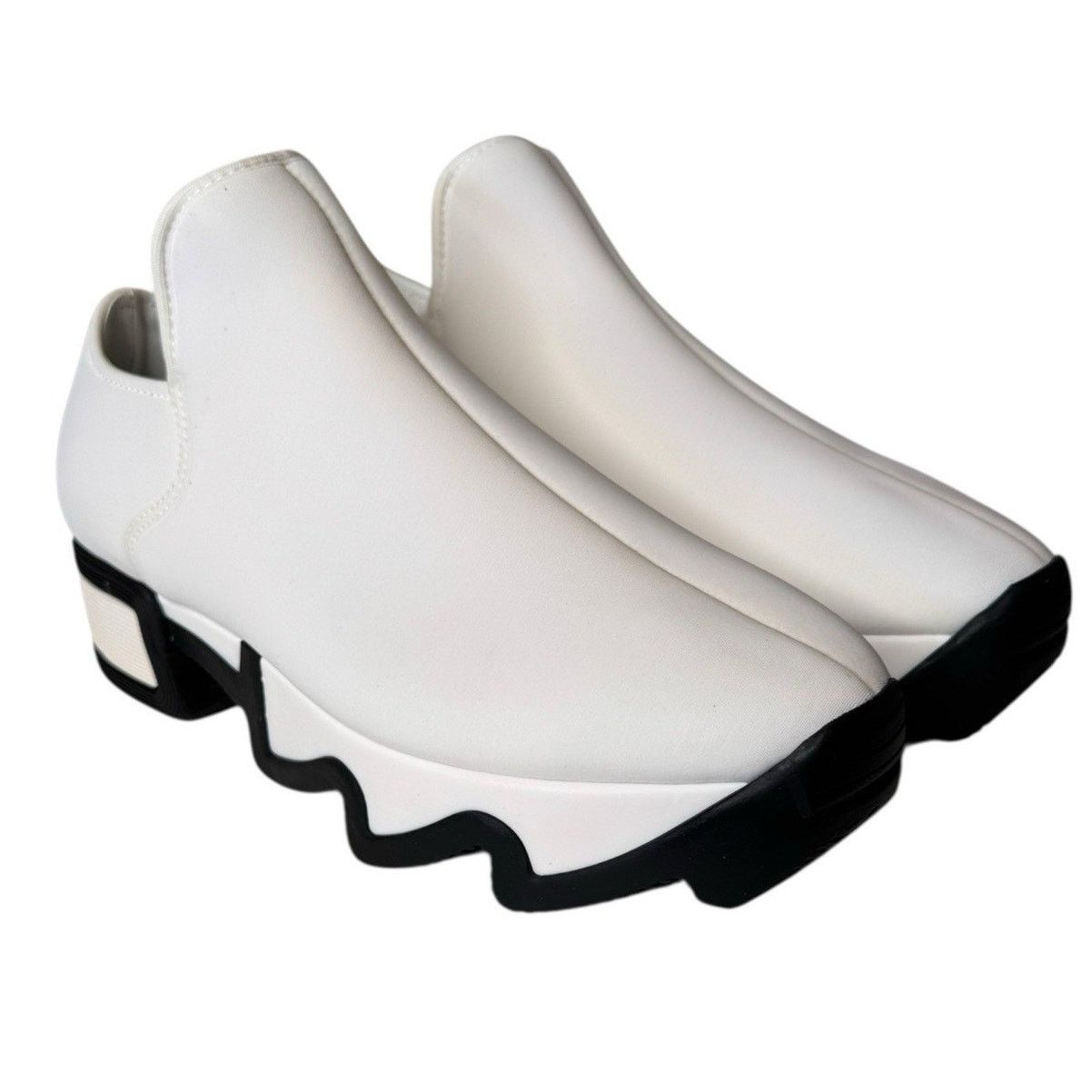 Other iRi NYC WES White Neoprene Streetwear Sneakers Unisex Size US 11 / IT 41 - 2 Thumbnail