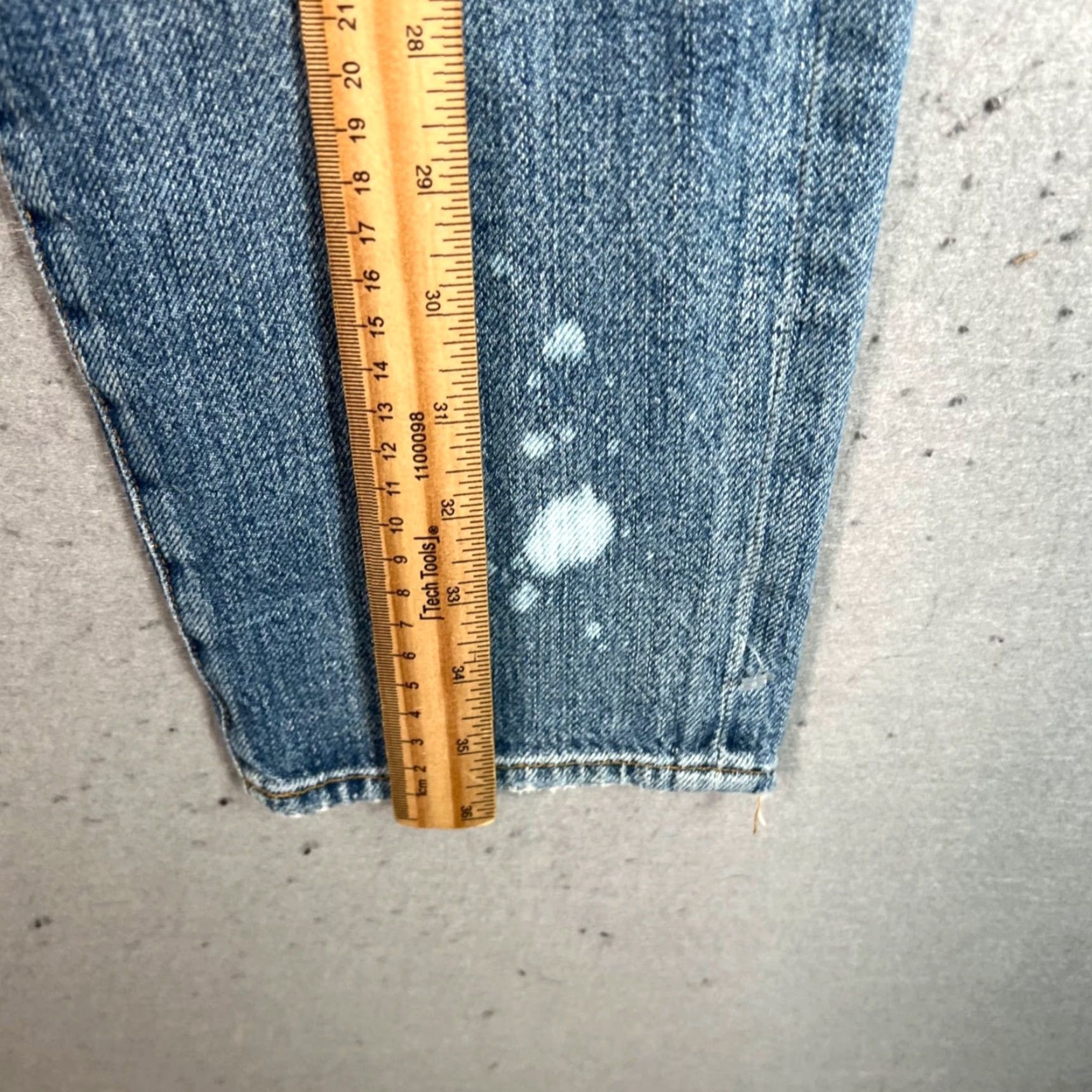Frame FRAME Jeans Womens Size 26 Distressed 5-Pocket Denim Blue Straight Vintage? No - Frame Size 26" / US 2 / IT 38 - 7 Thumbnail
