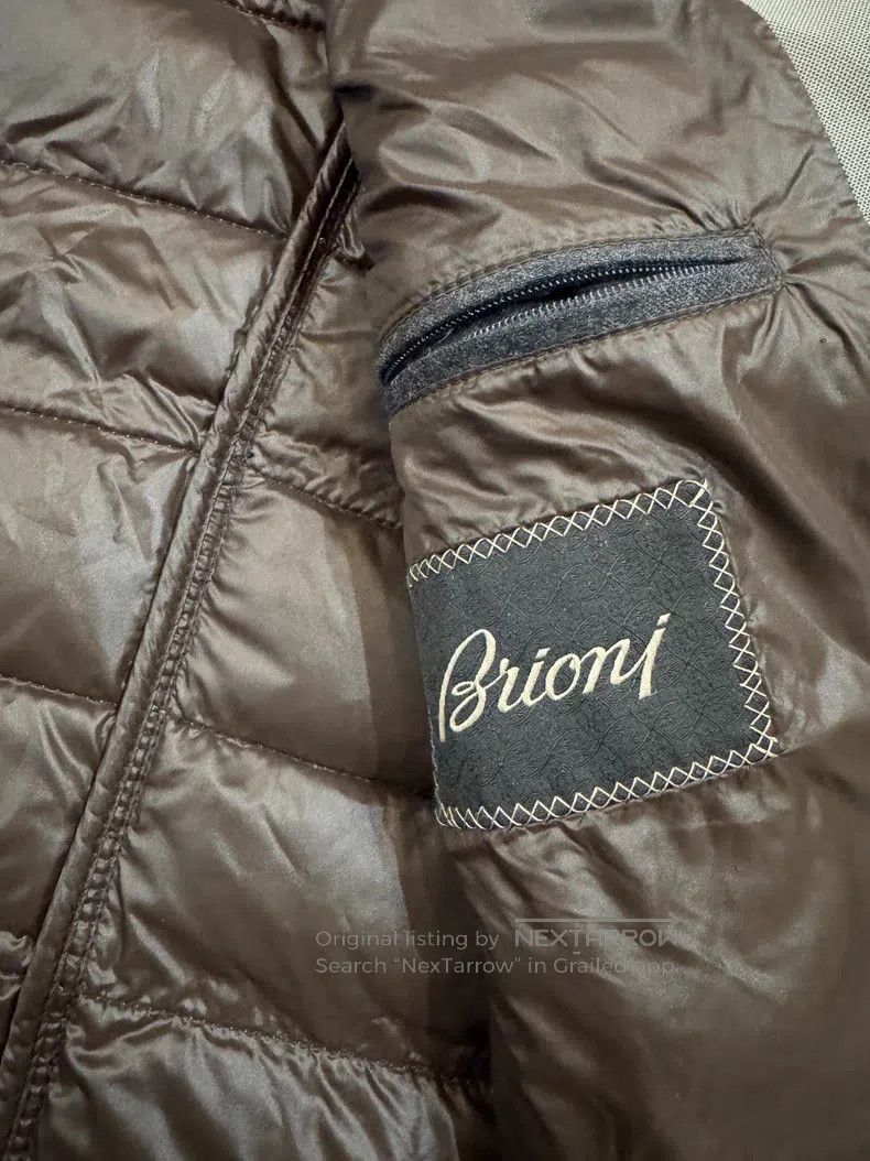 Brioni Brioni Brown Down Jacket Size US M / EU 48-50 / 2 - 5 Thumbnail