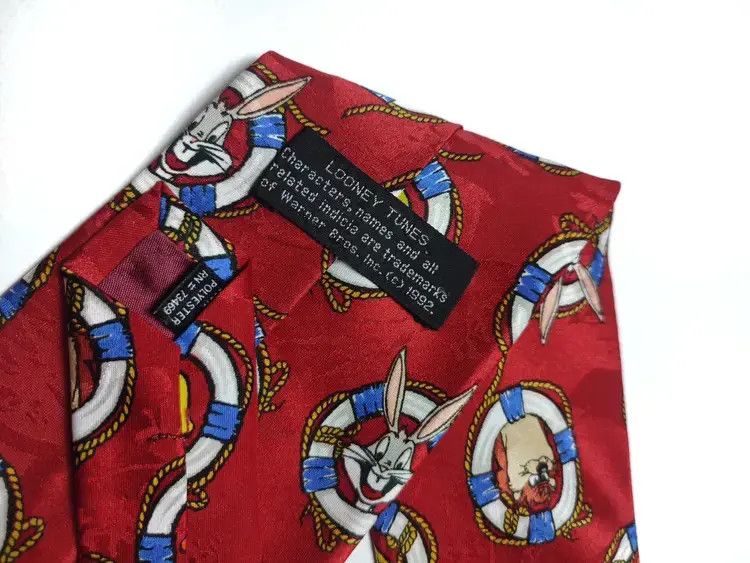Vintage × Warner Bros Vintage 1992 looney tunes tie cravatte Size ONE SIZE - 3 Thumbnail
