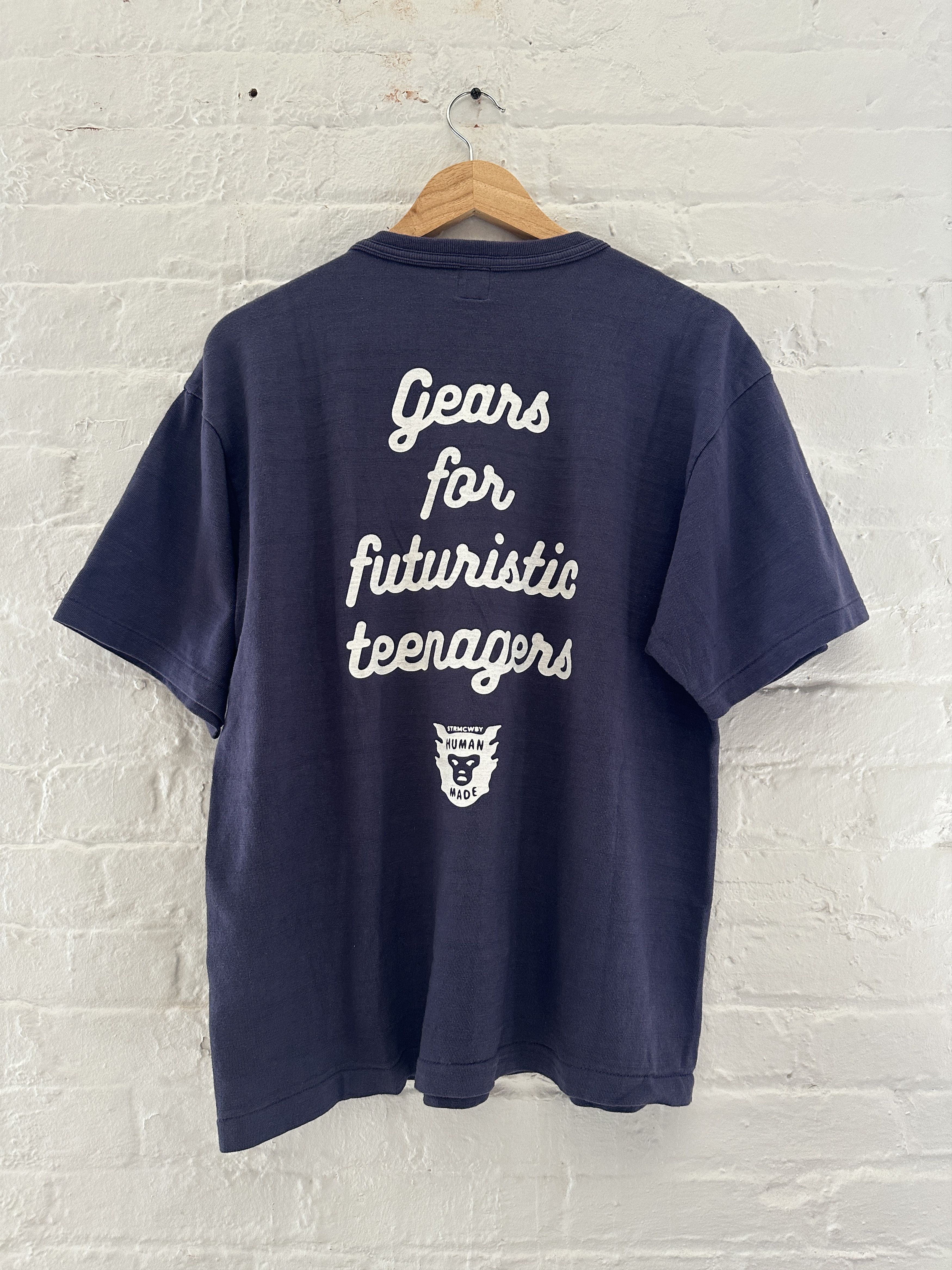 アクセサリー HUMAN MADE 19SS GEARS FOR FUTURISTIC Human Made Gears For Futuristic Teenagers Pocket Tee T Shirt