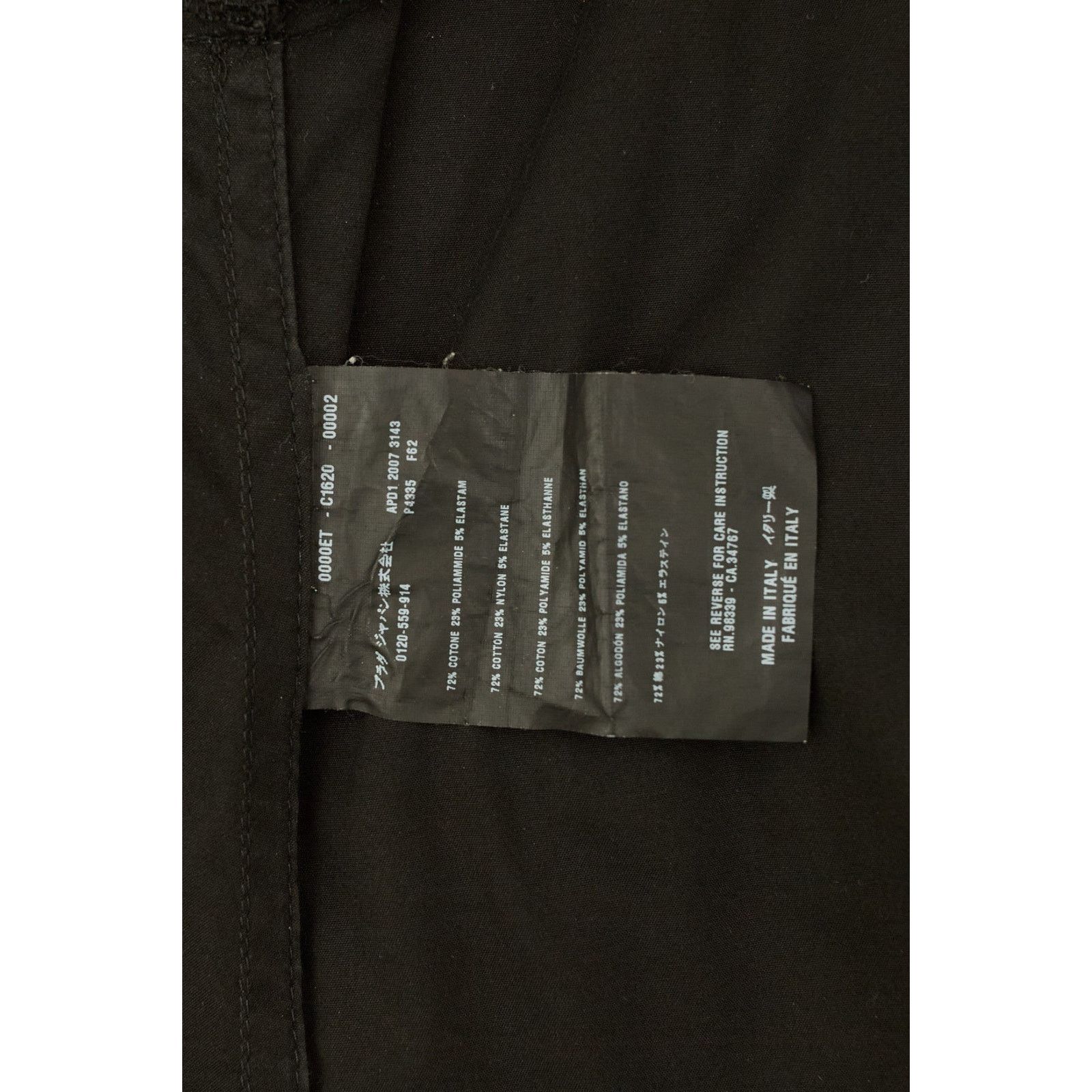 Prada S/S 2007 Black Short Sleeve Top Size L / US 10 / IT 46 - 4 Thumbnail