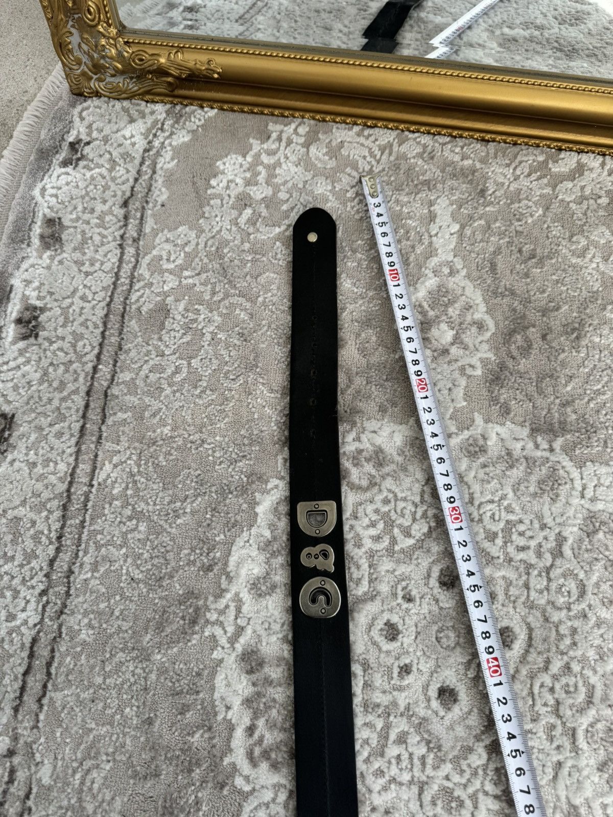 Dolce & Gabbana DOLCE & GABBANA Leather Belt Logo Buckle Y2k style Size ONE SIZE - 6 Thumbnail