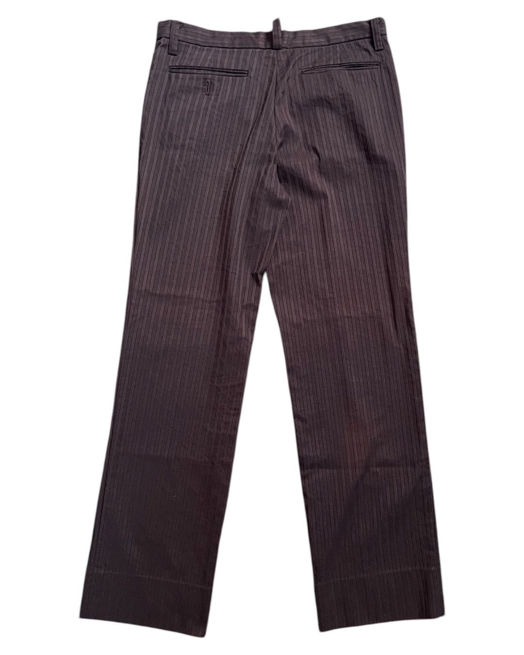 If Six Was Nine 2000s 5351 Pour Les Hommes Trousers Pinstripe Silm Straight Size US 32 / EU 48 - 2 Thumbnail