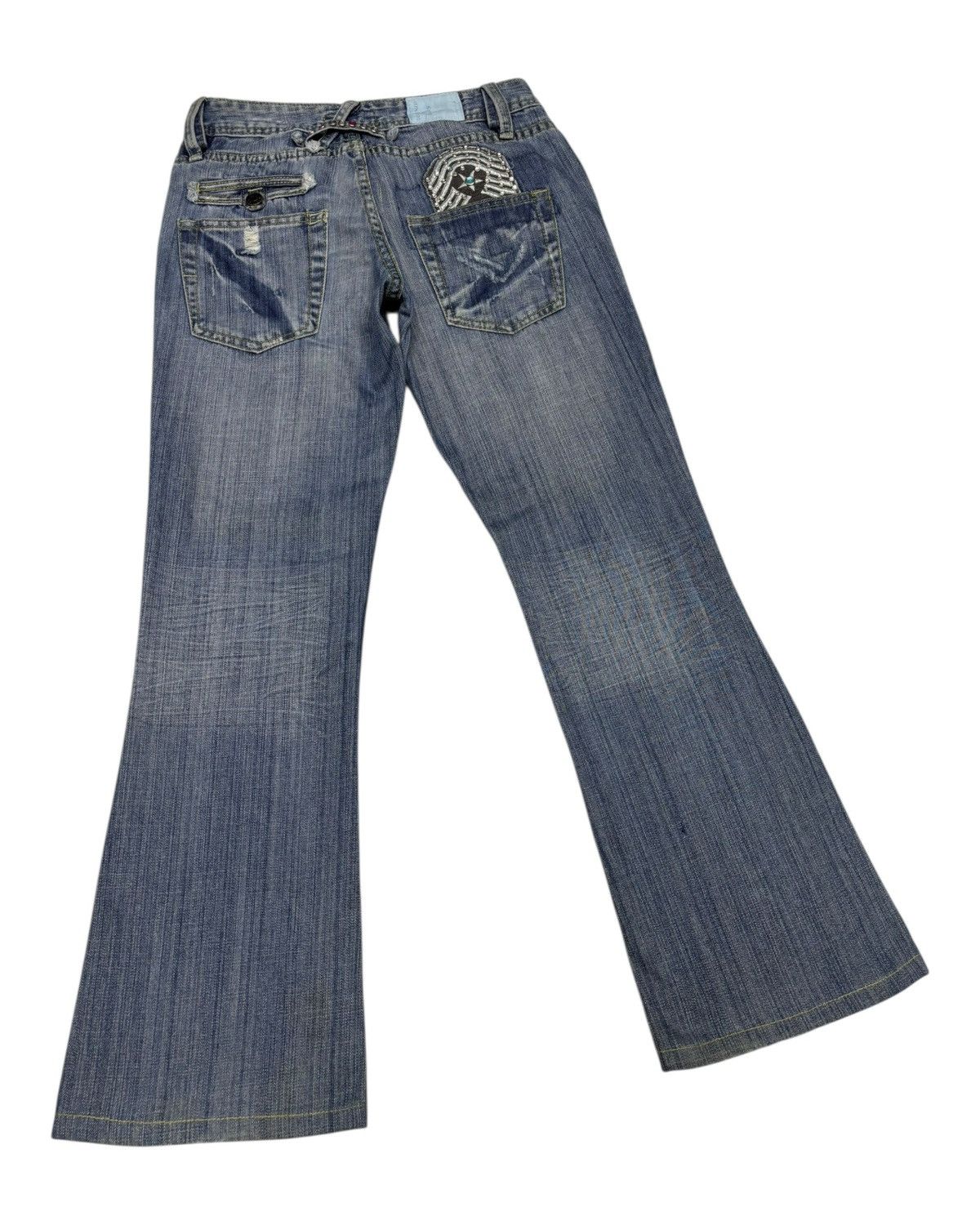Jimmy Taverniti 🔥TAVERNITI SO JEANS FLARED BOOTCUT JEANS Size 27" / US 4 / IT 40 - 4 Thumbnail
