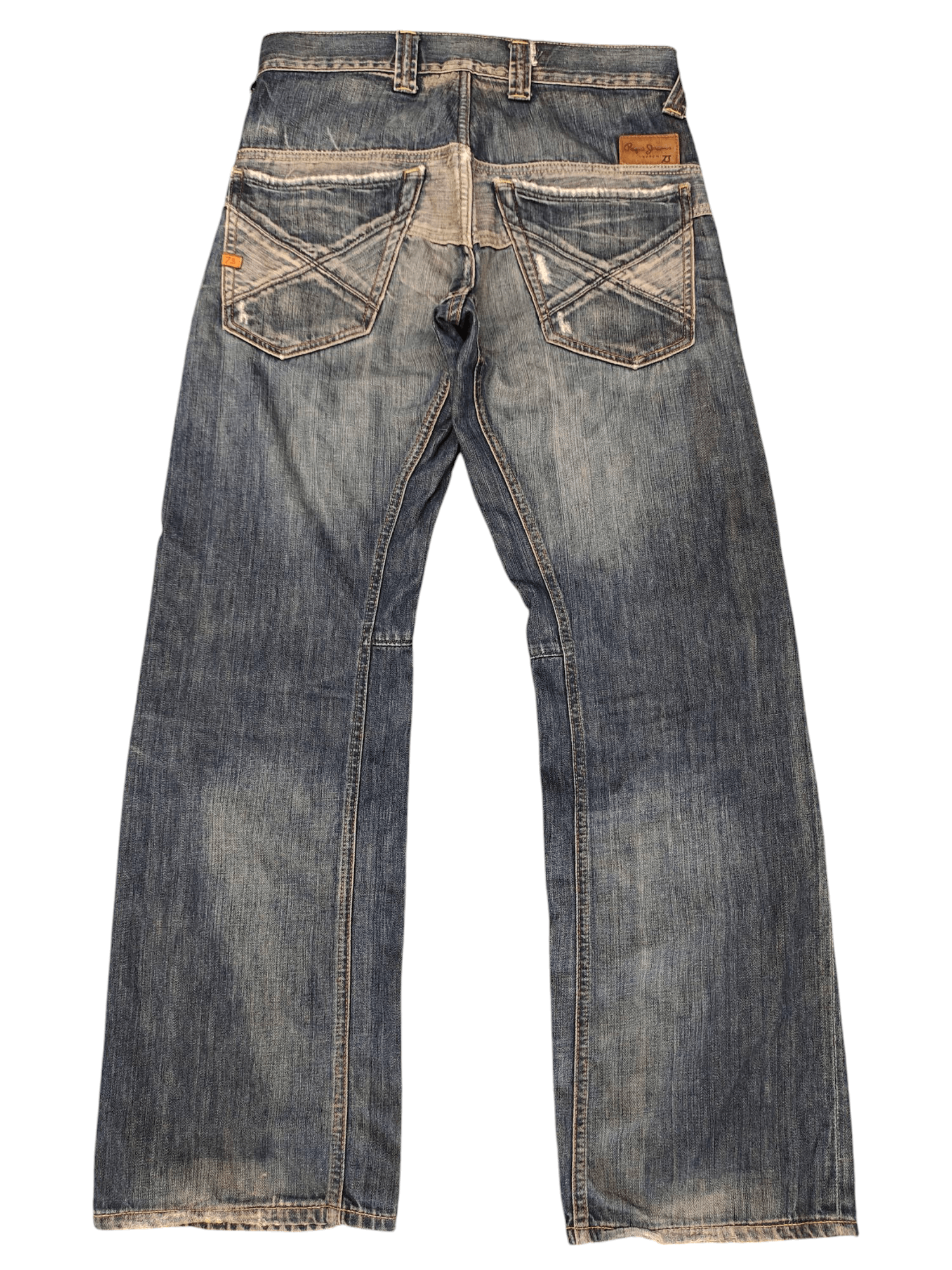 Pepe Jeans Loose Jeans Pepe Jeans Clawmark Distress Faded Wide Leg Size US 31 - 9 Thumbnail