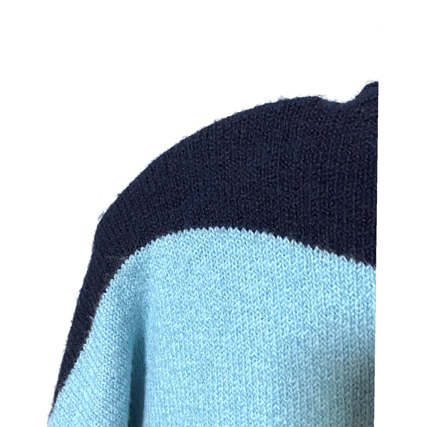 Loft LOFT Blue Striped Mock Neck Sweater S Women's Pullover Casual Nautical Preppy Sailor NWT Size S / US 4 / IT 40 - 2 Thumbnail