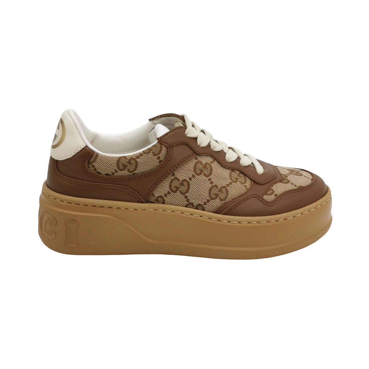 Gucci Women 7-5 Lowtop Sneakers in White, Women's (Size 7.5)