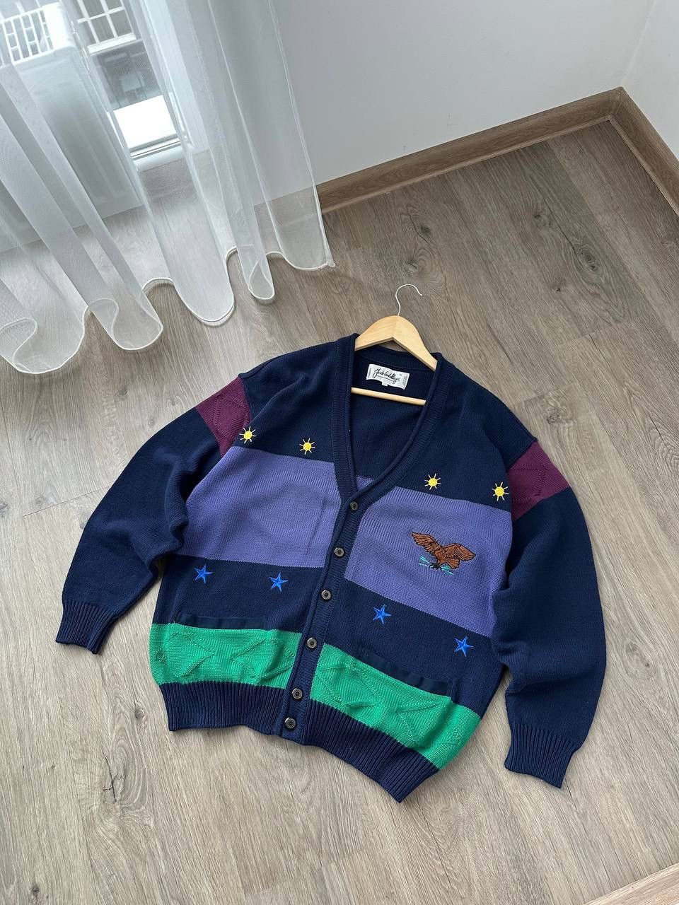 Vintage Vintage Jc De Castelbajac Bottons Cardigan Sweater Size US L / EU 52-54 / 3 - 3 Thumbnail