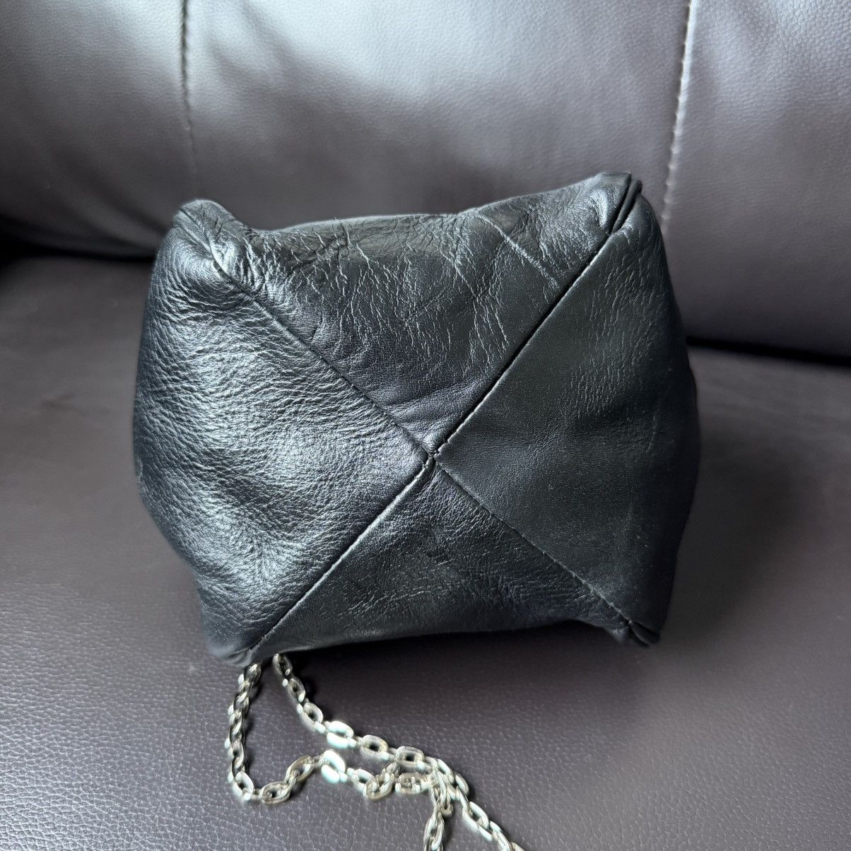 Yohji Yamamoto Yohji Yamamoto - Y’s Kisslock Chain Leather Bag Size ONE SIZE - 6 Thumbnail