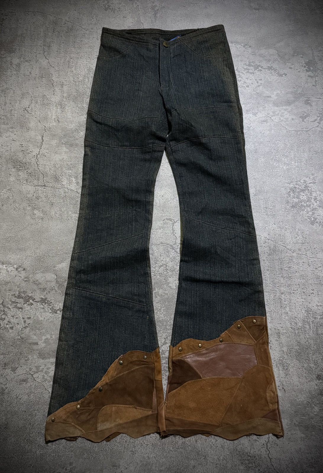 Hysteric Glamour Y2k deep ifsixwasnine lgb goa style flare jeans Size US 28 / EU 44 - 2 Thumbnail