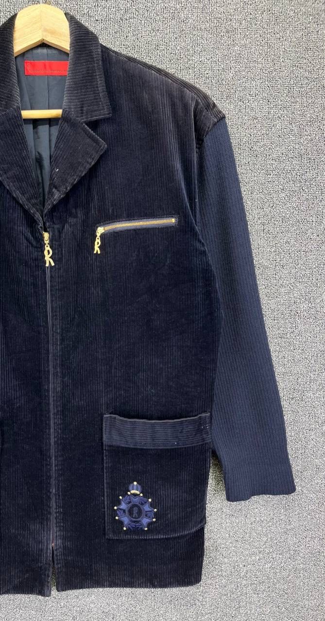 Roberta di Camerino Vintage Roberta Di Camerino Corduroy Zip Up Jacket Size S / US 4 / IT 40 - 4 Thumbnail