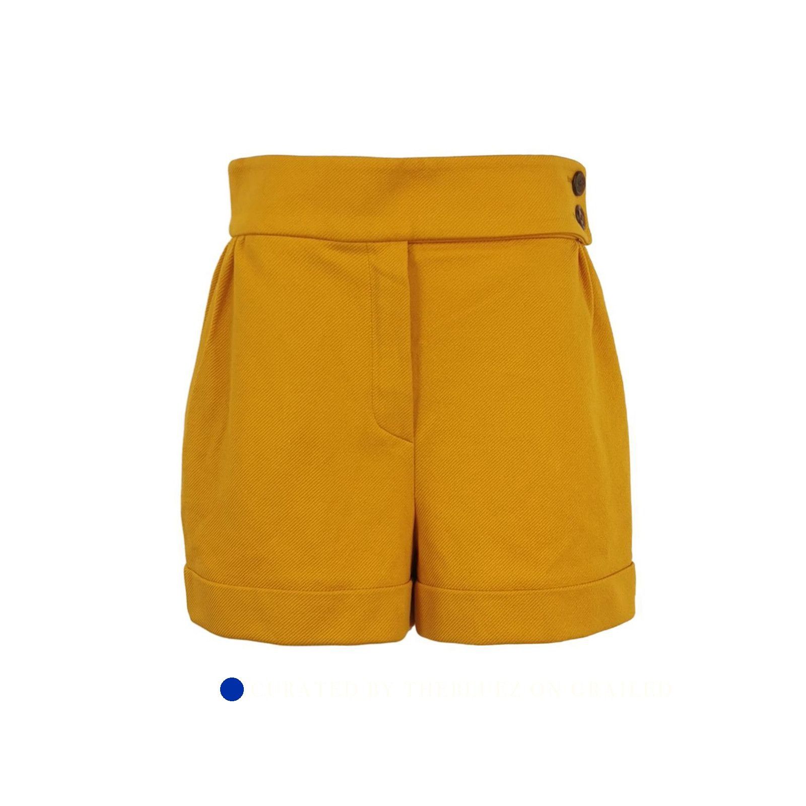 Louis Vuitton Stylish Yellow Shorts, Size 34 Size US 34 / EU 50 - 1 Thumbnail