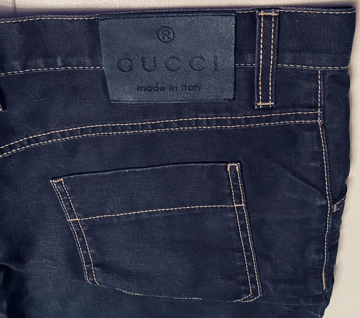 Gucci Gucci 🇮🇹 Caspian Blue Whiskered Denim Conductor Shorts 36 NWT Size US 36 / EU 52 - 5 Thumbnail