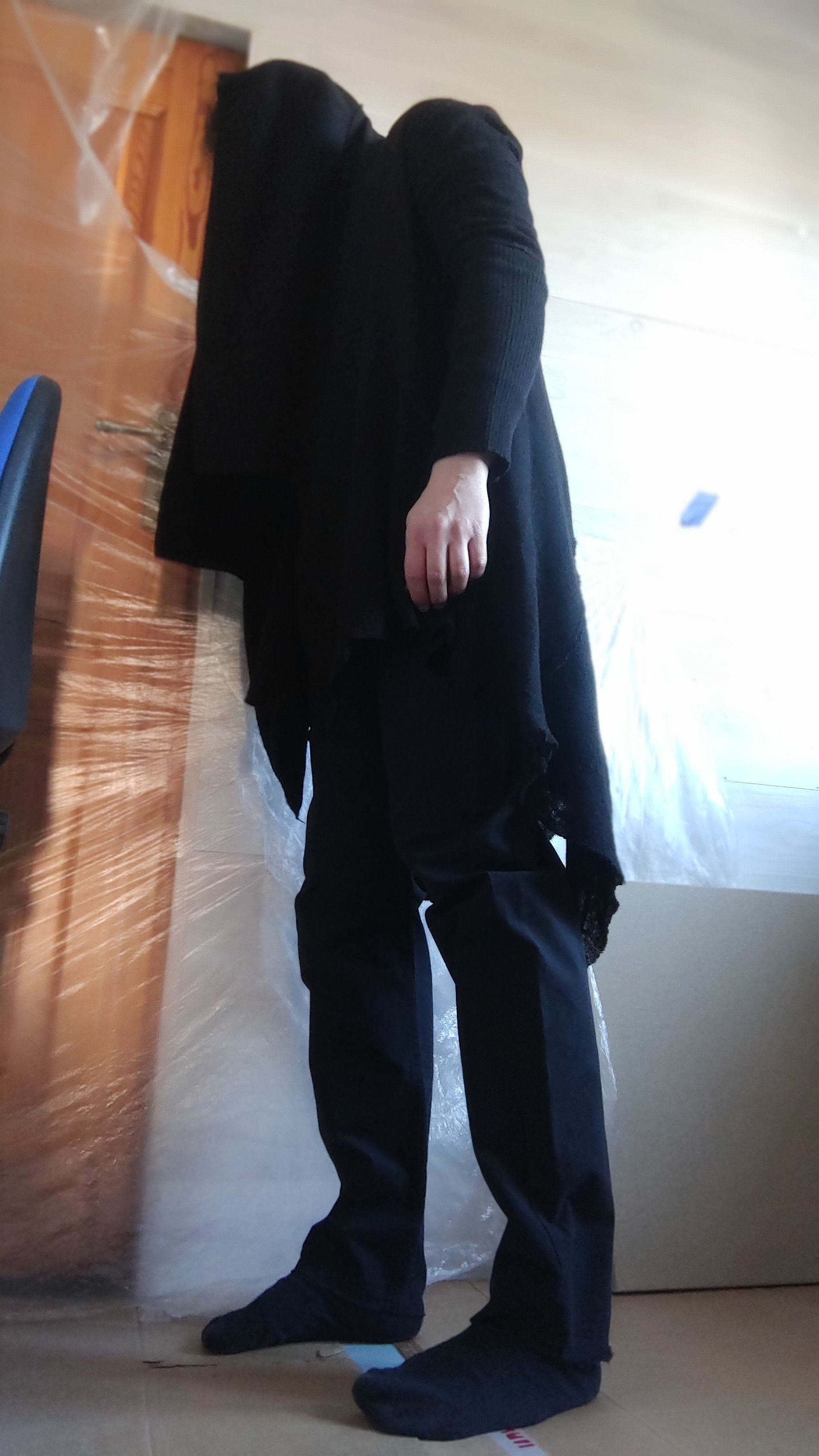 Ivan Grundahl Reconstructed 100%Wool Coat Cape Cardigan Darkfashion Goth M Size US M / EU 48-50 / 2 - 10 Thumbnail