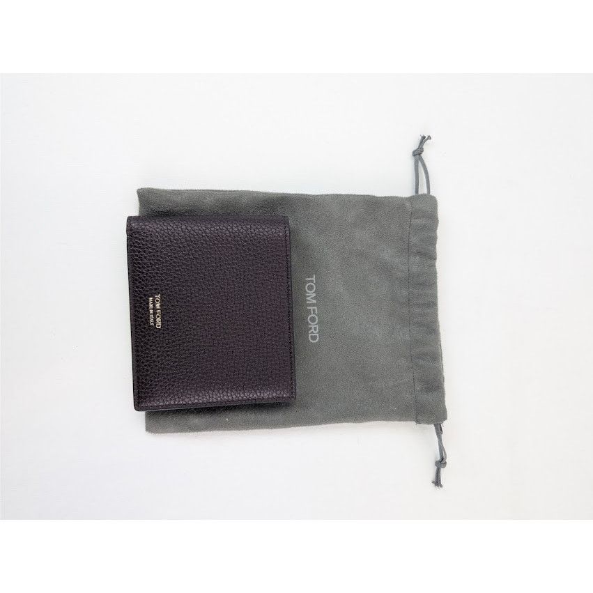 Tom Ford o1rshd1 Size: OS / Grain Leather Classic Bifold Wallet Brown Size ONE SIZE - 14 Thumbnail
