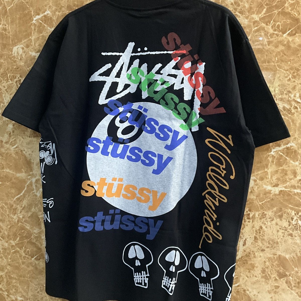 Stussy Stussy tee black Size US L / EU 52-54 / 3 - 2 Thumbnail