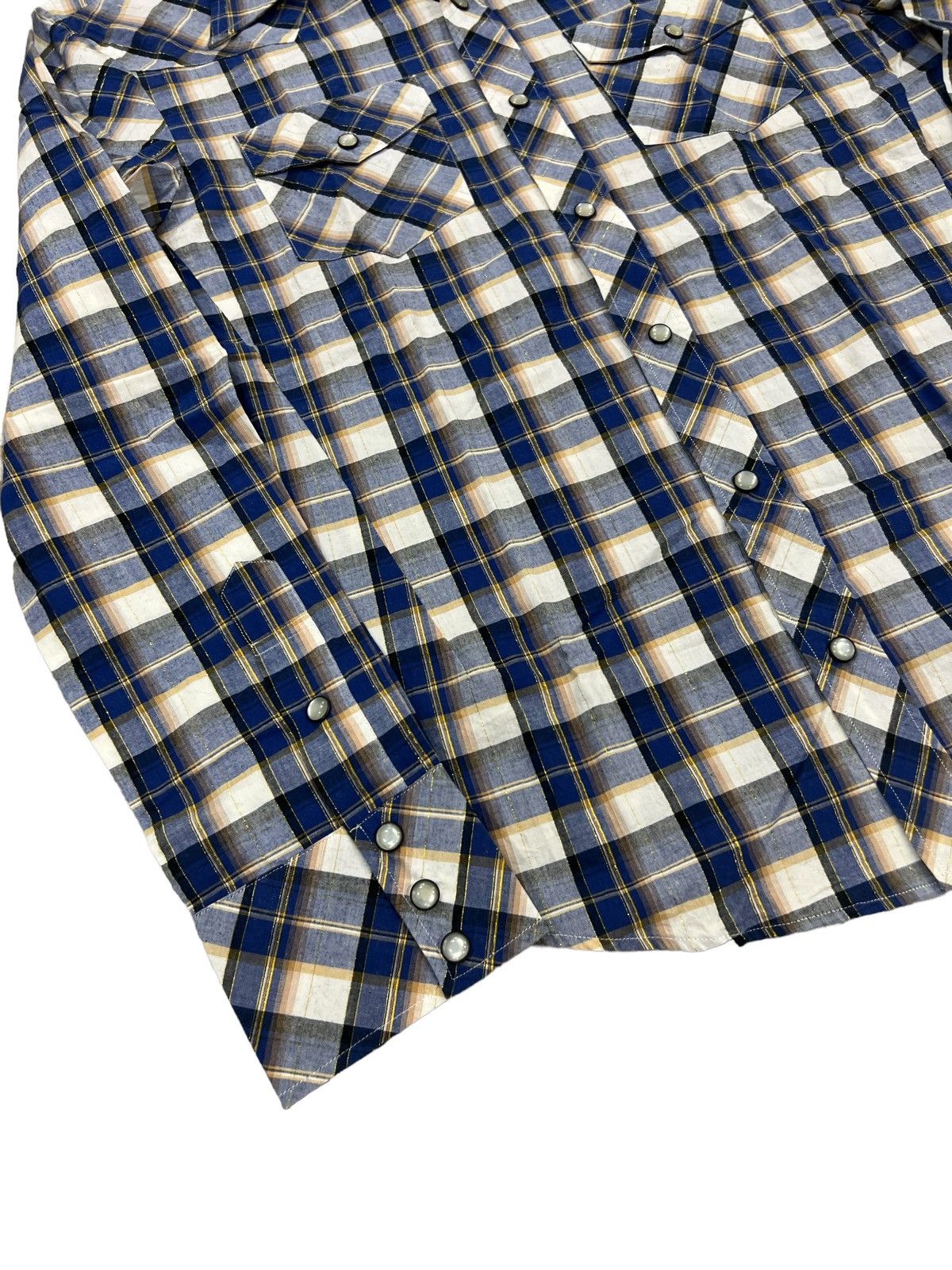Number (N)ine OG Number Nine Beautiful Shadow Plaid B/D Western Shirt Size US M / EU 48-50 / 2 - 5 Thumbnail