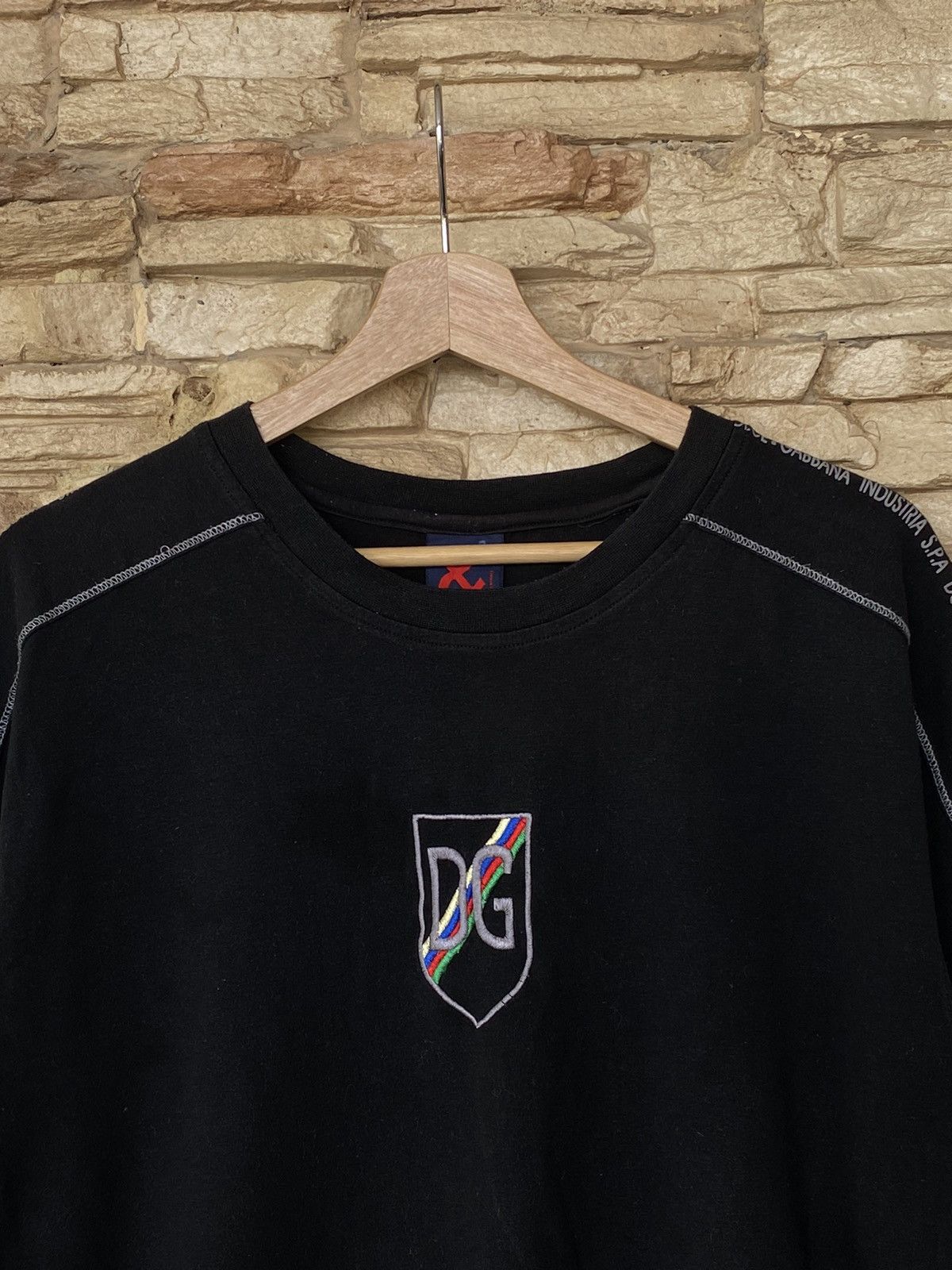 Dolce & Gabbana Rare Vintage Dolce & Gabbana Sidetape Tees designer Size US M / EU 48-50 / 2 - 4 Thumbnail