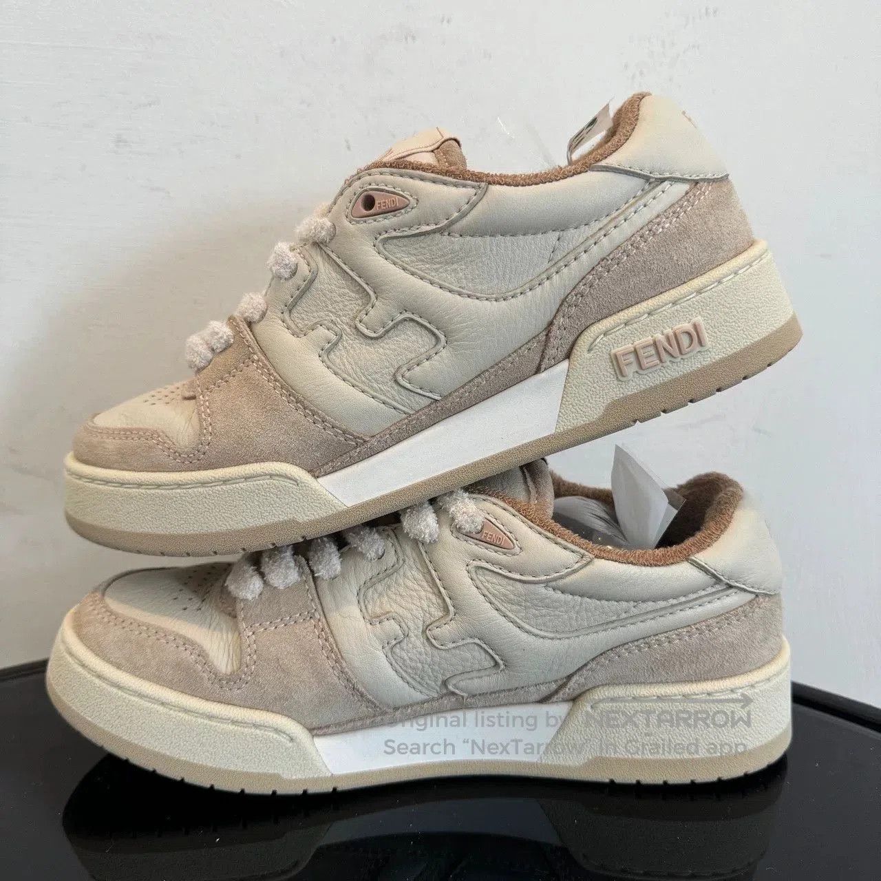 Fendi fendi match pink suede low. Size US 5 / IT 35 - 5 Thumbnail