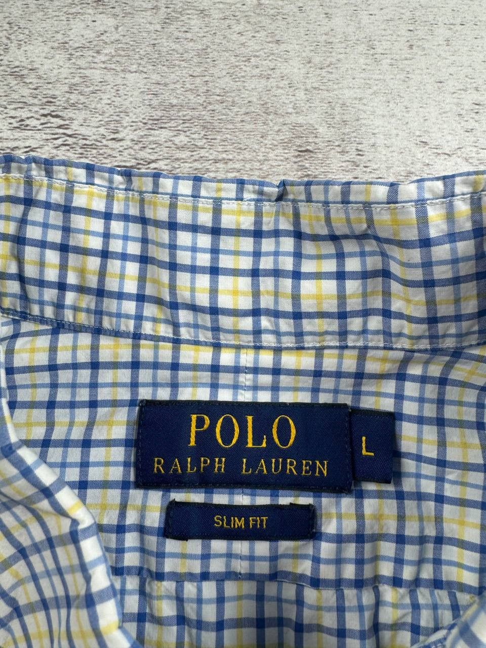 Polo Ralph Lauren Polo Ralph Lauren Large Size Checked Button Slim Fit Classic LongSleeve Shirt Size US L / EU 52-54 / 3 - 8 Thumbnail