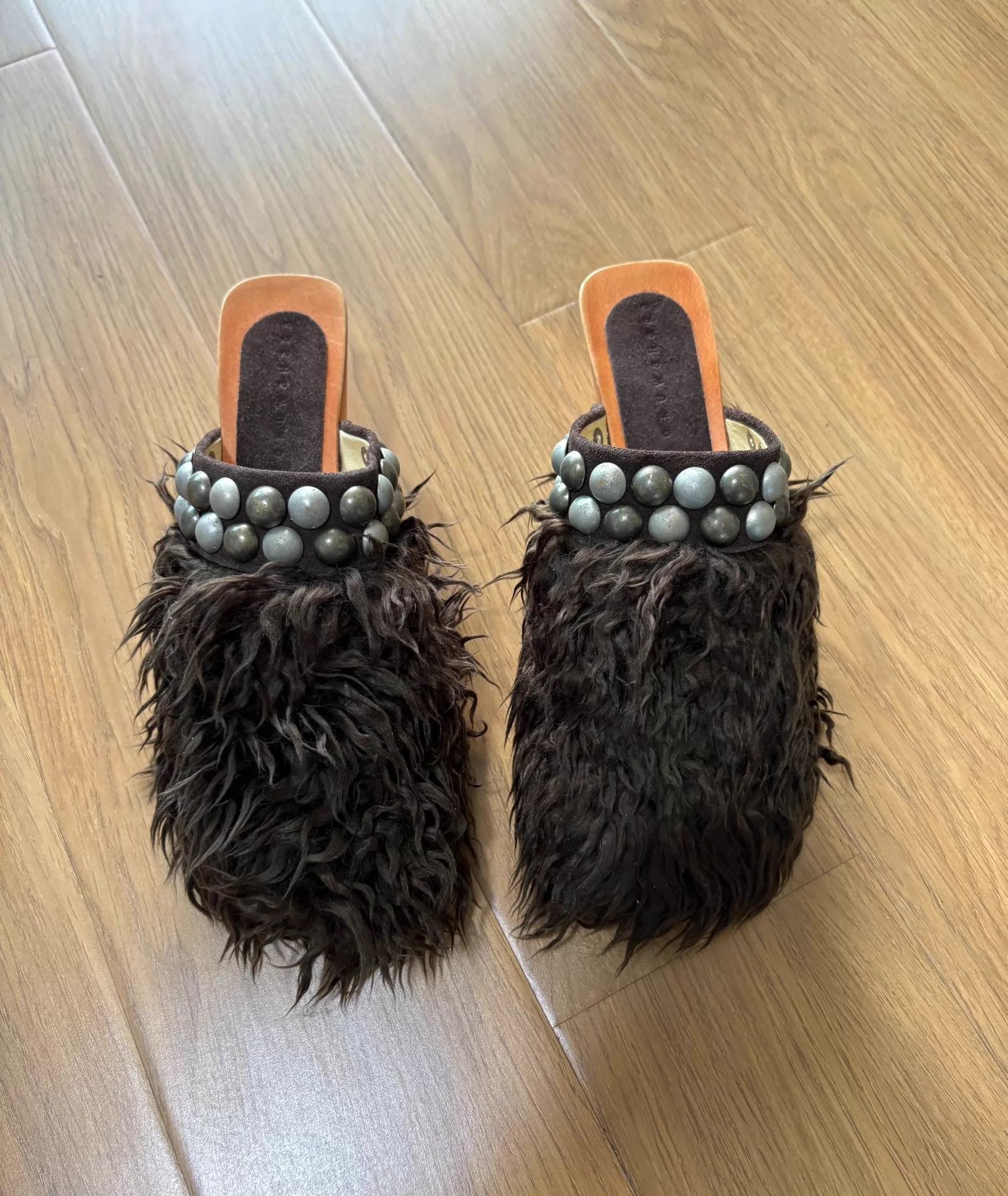 Sunao Kuwahara sunao kuwahara vintage studs fur shoes size S 230-240 Size US 6 / IT 36 - 1 Thumbnail