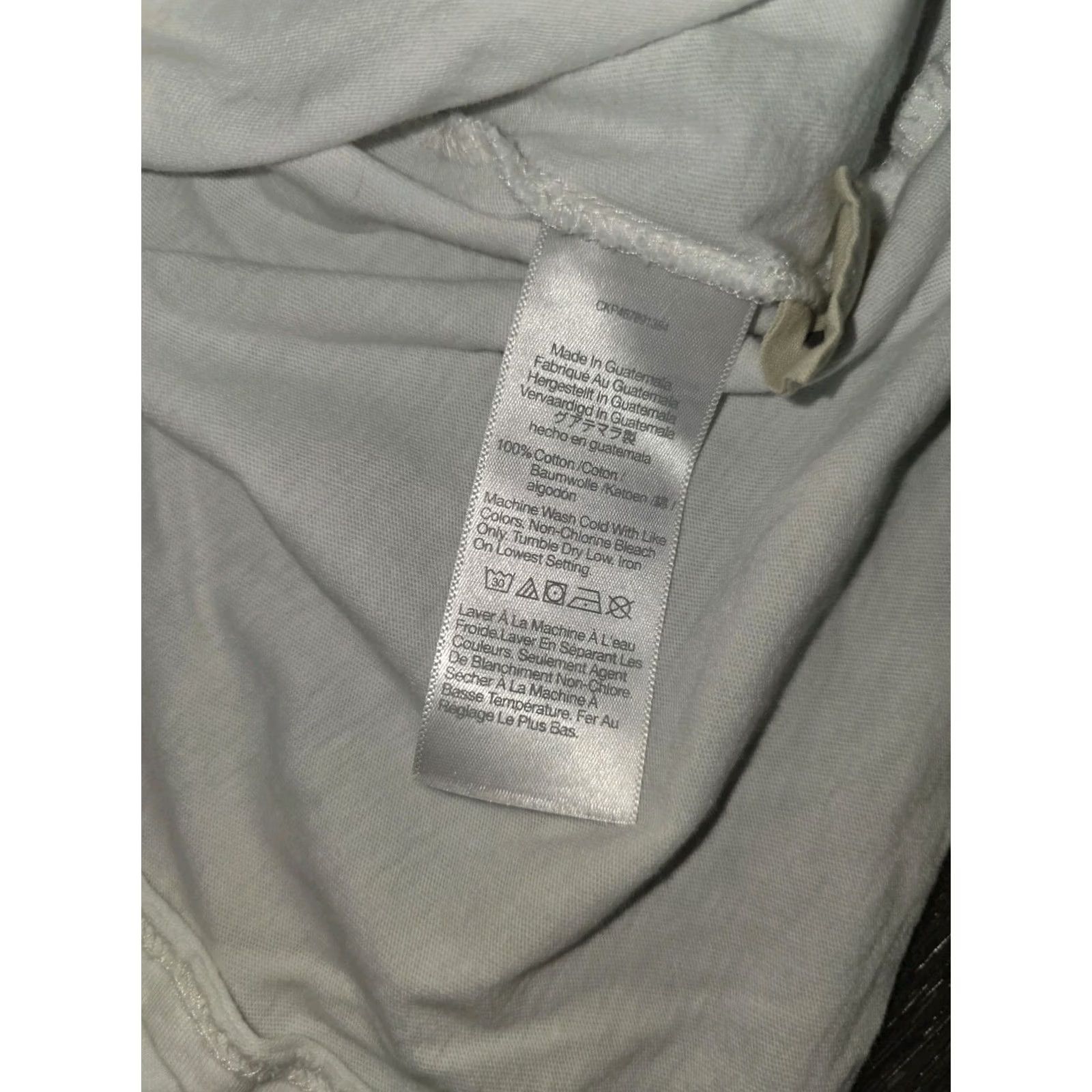 Madewell Madewell Asymmetrical Tee White Crew Neck Cotton Size XXL Women Short Sleeve T-Shirt Casual Basic Regular 2XL Size XXL / US 16-18 / IT 52-54 - 4 Thumbnail